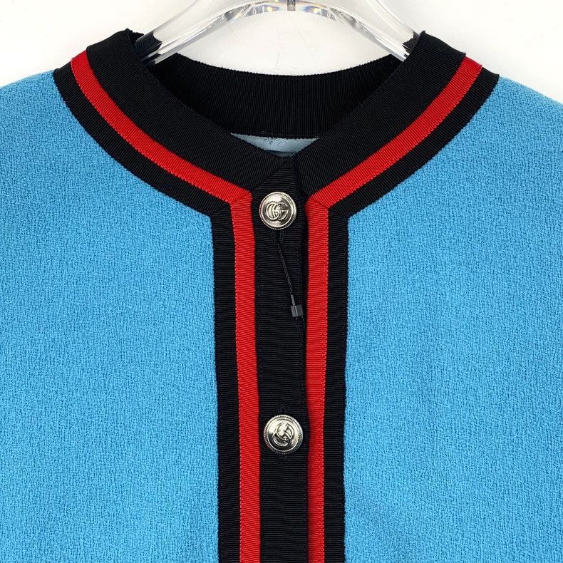 Gucci Gucci Blue Long Embroidered Coat with Tags-2506 Size US S / EU 44-46 / 1 - 4 Thumbnail