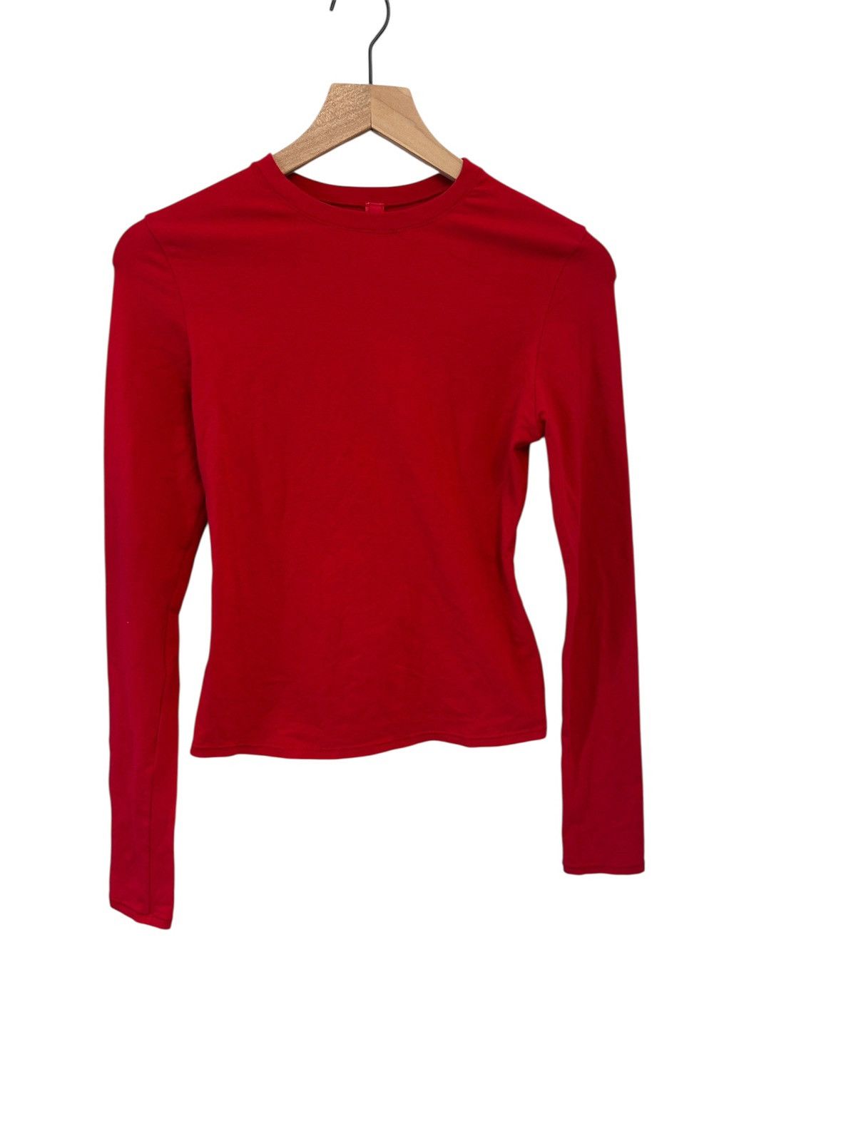 SKIMS Skims Cotton Jersey T- Shirt Cranberry M Brand New Size M / US 6-8 / IT 42-44 - 1 Thumbnail