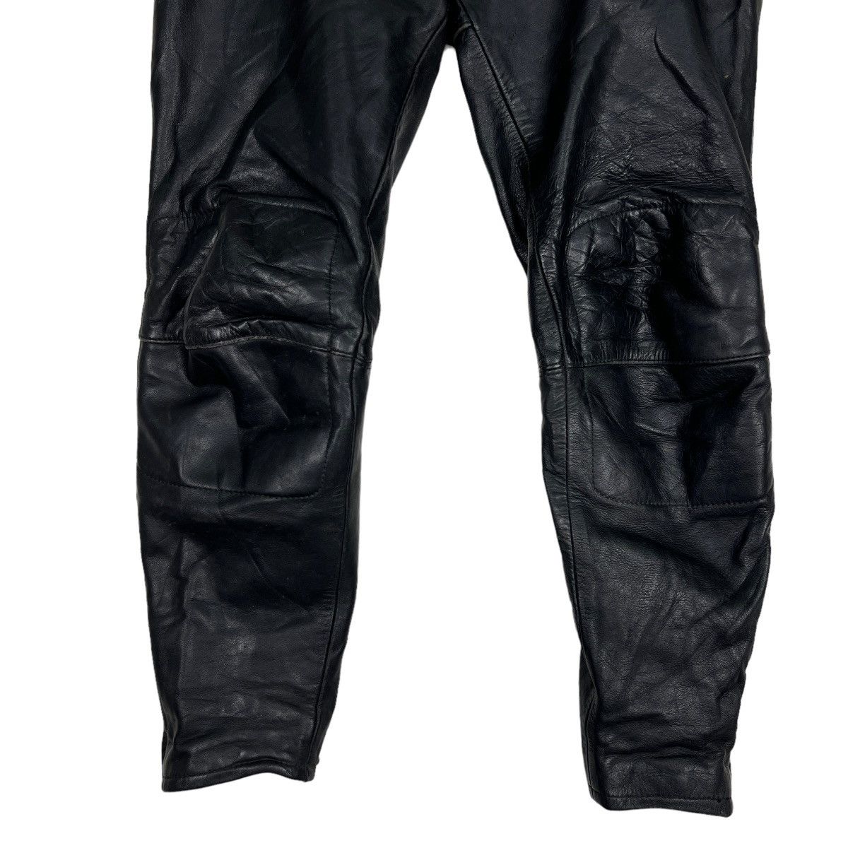 Japanese Brand × Y'2 Leather 🔥 ECHTES LEATHER MOTO RIDER PANTS Size US 30 / EU 46 - 5 Thumbnail