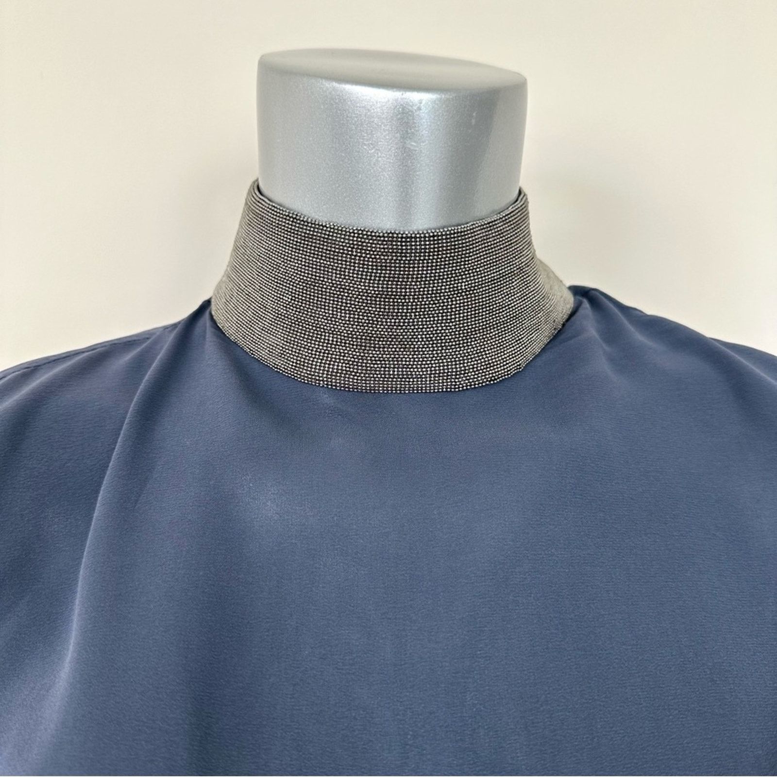 Brunello Cucinelli Brunello Cucinelli women silk blouse size S Retail 1450$ Size S / US 4 / IT 40 - 2 Thumbnail