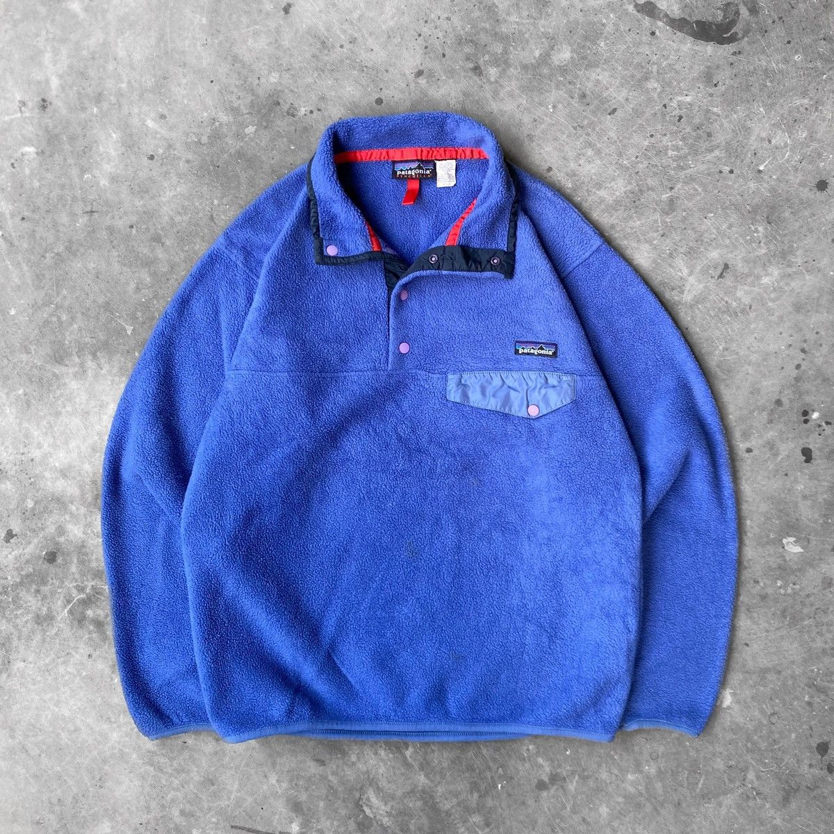 Patagonia × Vintage Vintage patagonia snap t synchilla Size US L / EU 52-54 / 3 - 1 Thumbnail