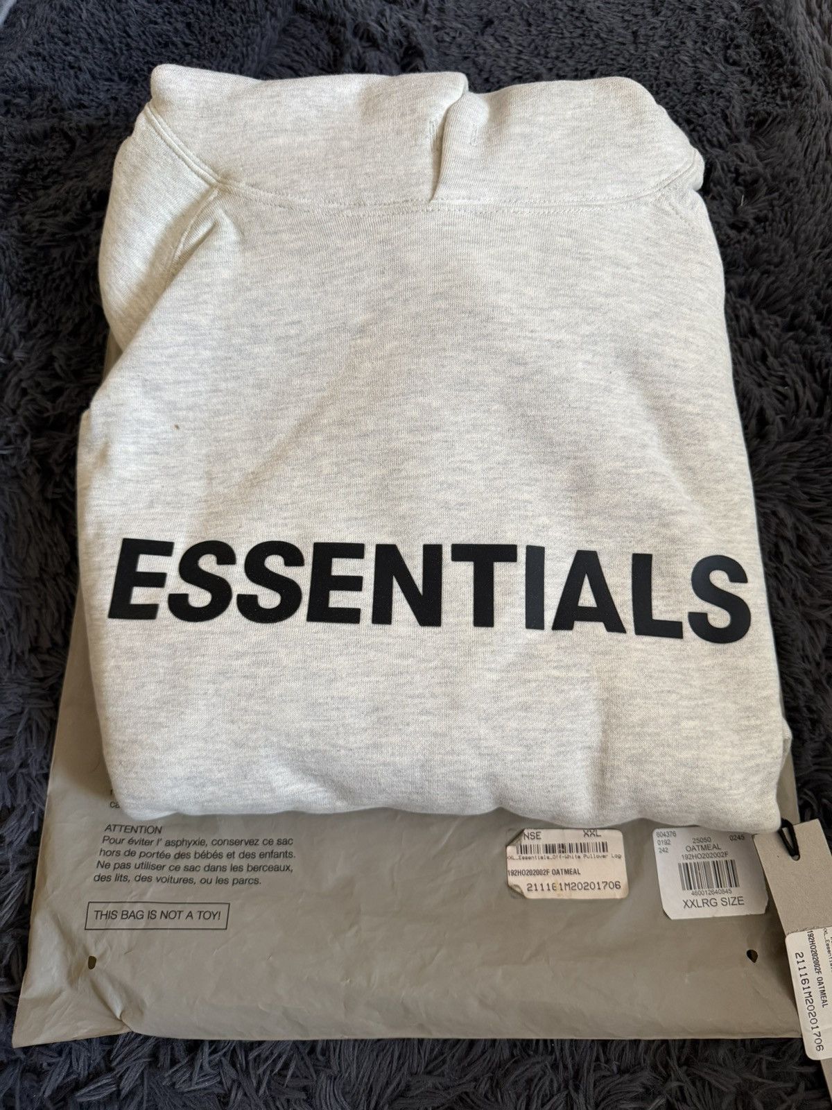 Essentials FEAR OF GOD ESSENTIALS OATMEAL HOODIE Size US XXL / EU 58 / 5 - 3 Thumbnail