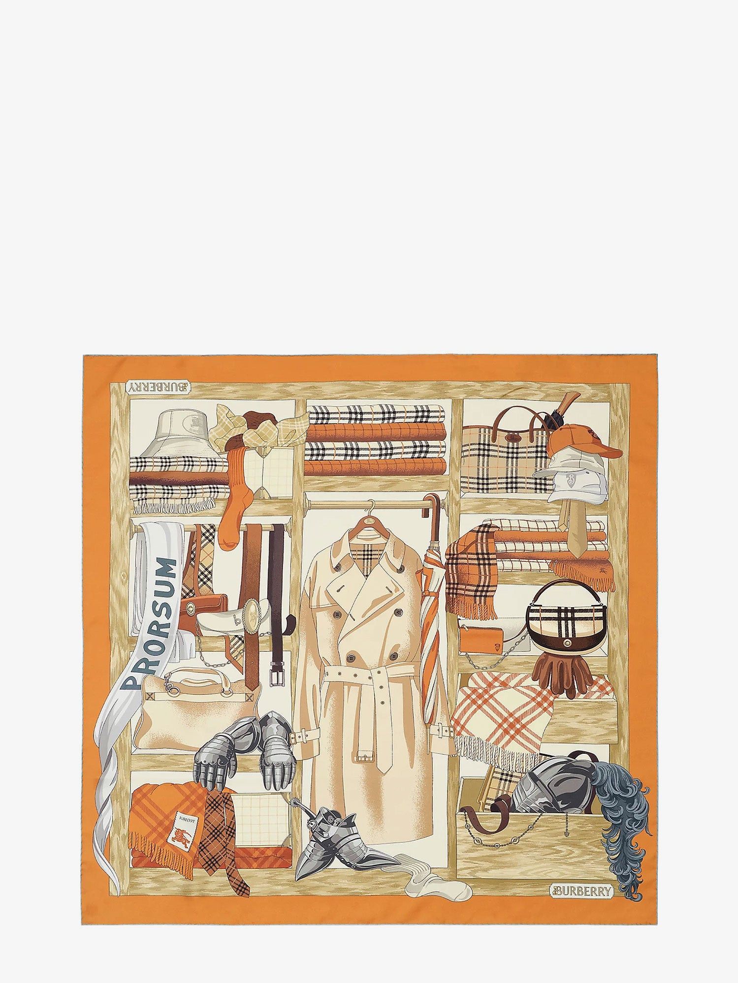Burberry Silk Foulard Size ONE SIZE - 1 Thumbnail