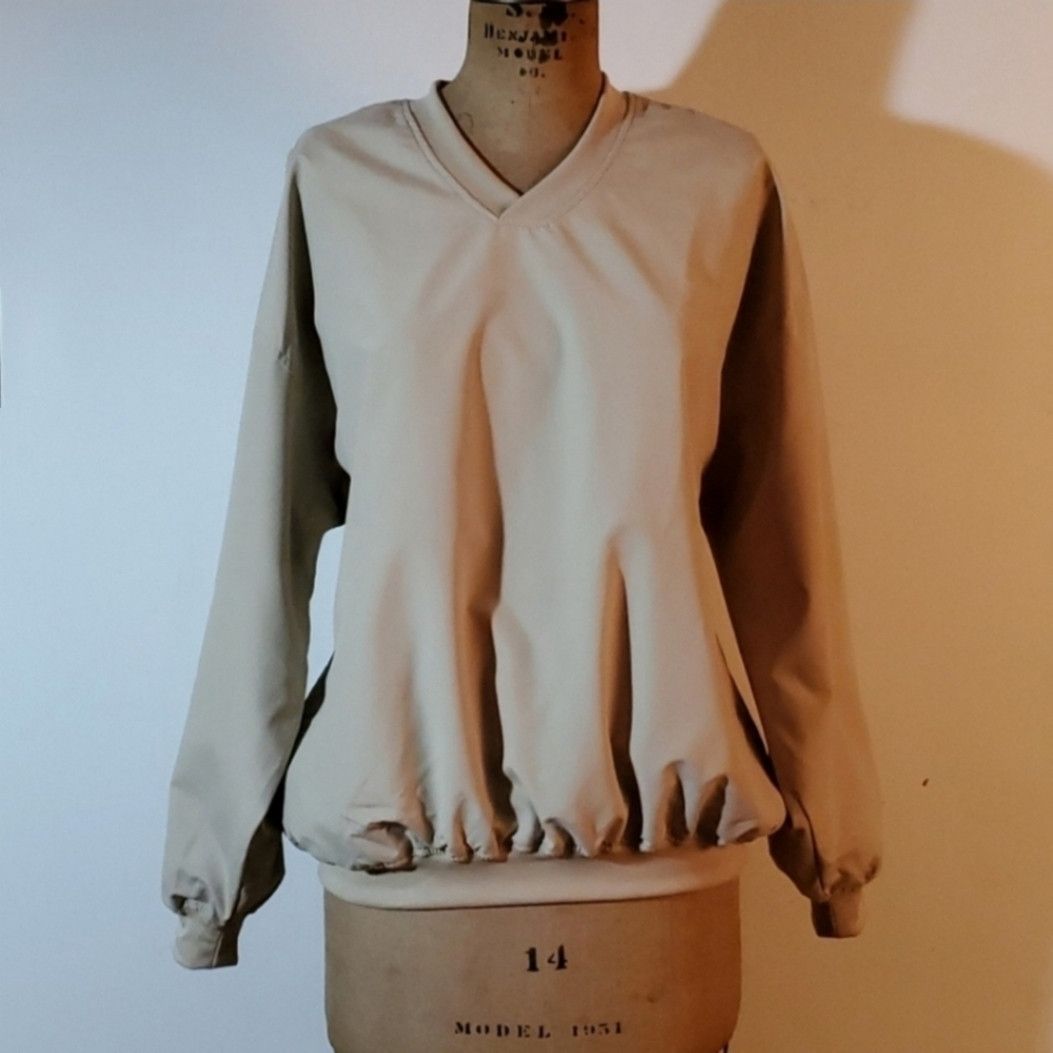 Other Badger Sport Size M Windshirt Tan Beige Pullover V Neck Long Size US M / EU 48-50 / 2 - 4 Thumbnail