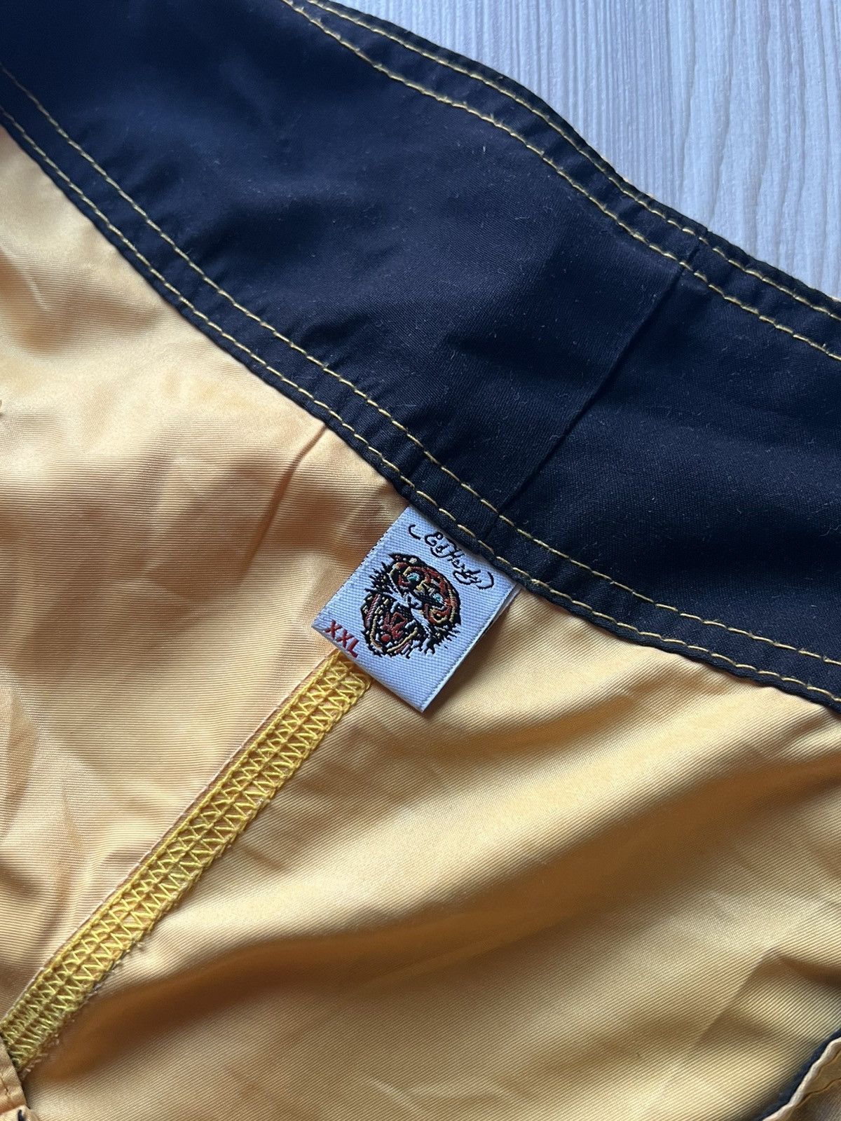Ed Hardy Vintage 90s Ed Hardy Surf Shorts Big Logo Size US 34 / EU 50 - 7 Thumbnail
