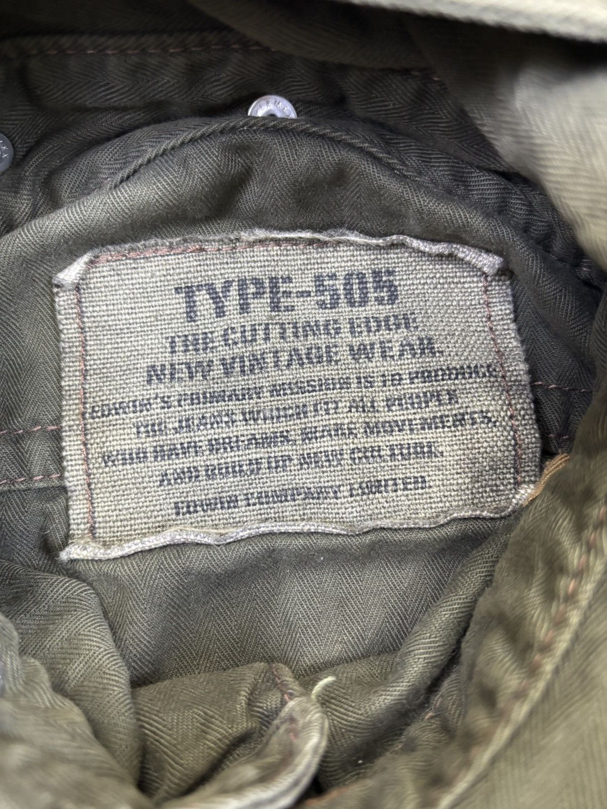 Edwin 💥Archival💥Edwin Guerilla Style HBT Fabric Jacket F919 Size US L / EU 52-54 / 3 - 13 Thumbnail