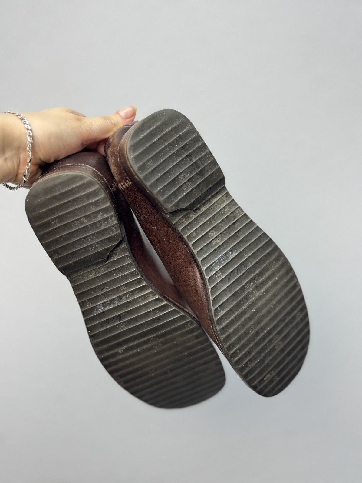Western Rise Vintage Leather Shoes Ankle Prada style Margiela western Size US 7 / EU 40 - 9 Thumbnail