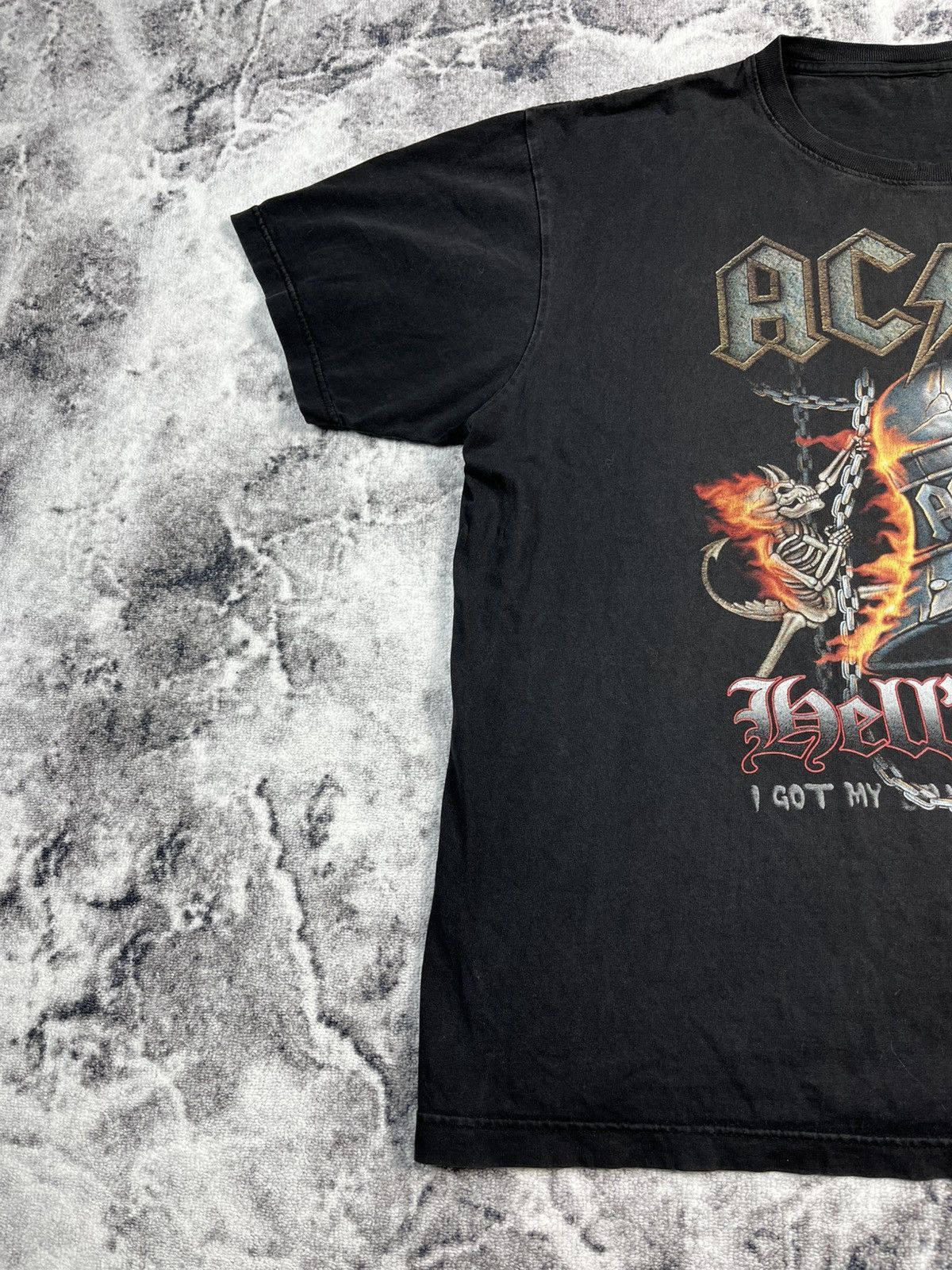 AC/DC ACDC Hells Bells Band Tee Big Graphic Black XL Size US XL / EU 56 / 4 - 2 Thumbnail