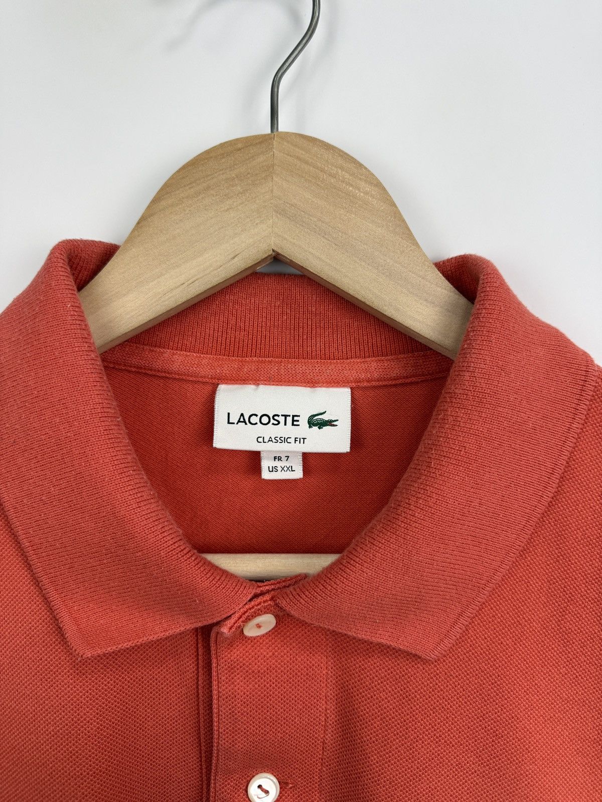 Lacoste 🇫🇷 Lacoste Classic Fit Polo T-Shirt Made in France Retro Rare Size US XXL / EU 58 / 5 - 5 Thumbnail