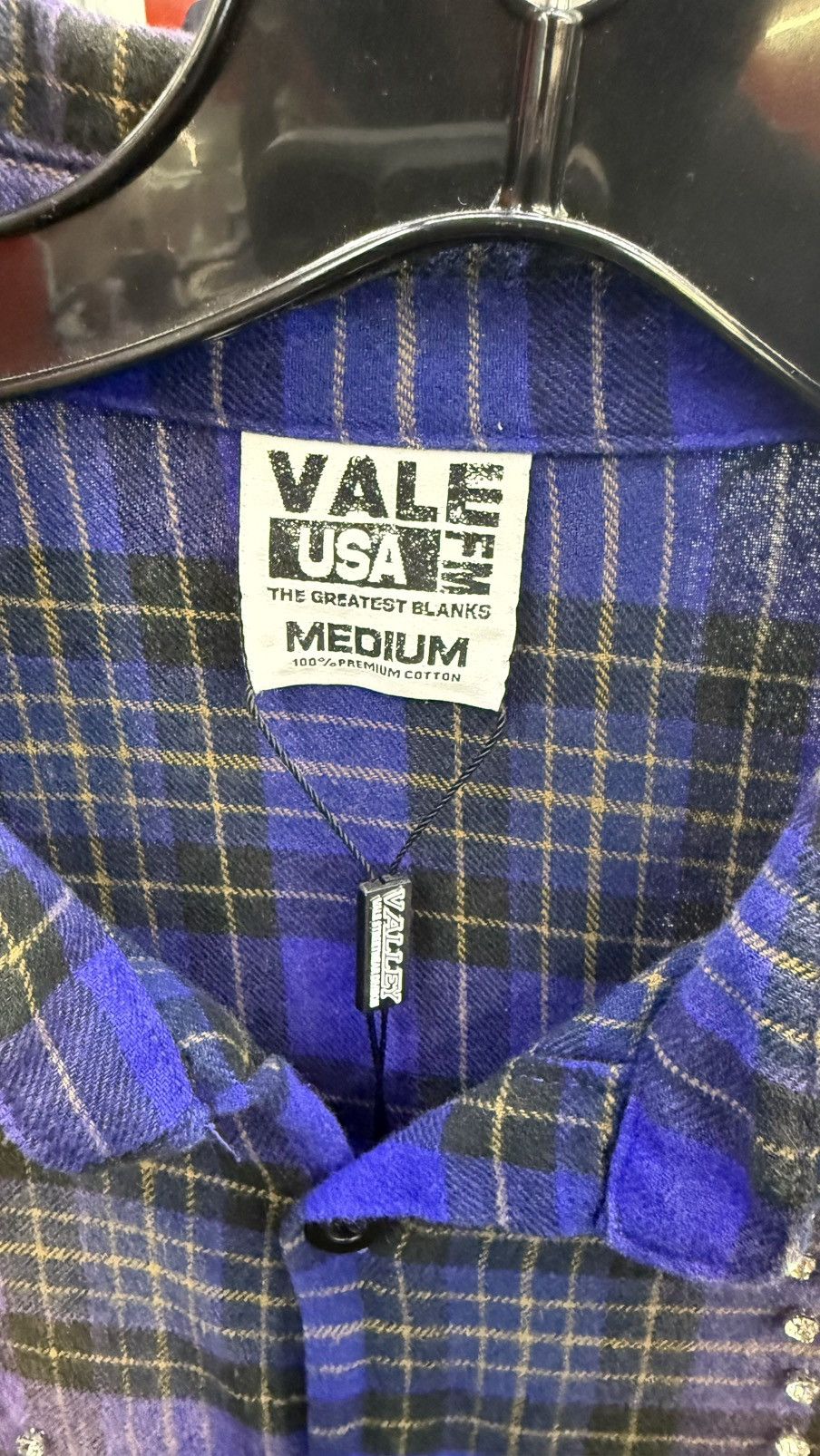 Vale Vale blue inferno diamond flannel shirt Size US M / EU 48-50 / 2 - 2 Thumbnail