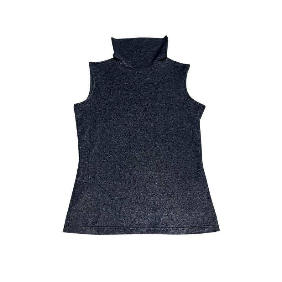 Issey Miyake 🔥Vintage Plantation Issey Miyake Turtleneck Sleeveless Shirt Size US S / EU 44-46 / 1 - 1 Thumbnail