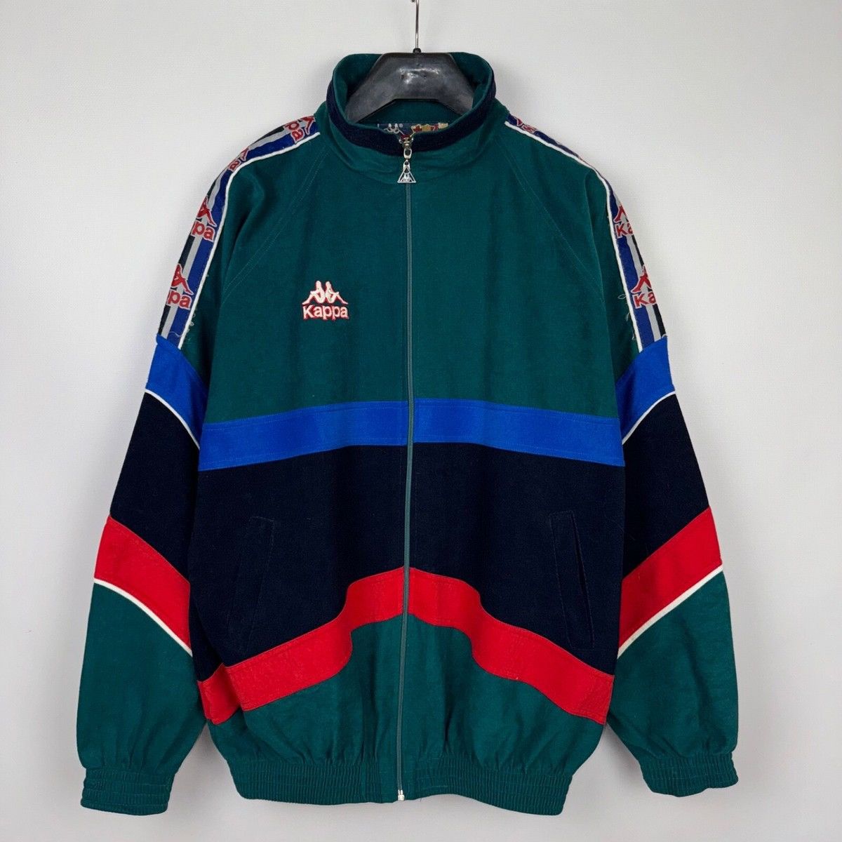 Kappa BARCELONA 1995 FOOTBAL SOCCER TRACK TOP JACKET VINTAGE KAPPA Size US XXL / EU 58 / 5 - 1 Thumbnail