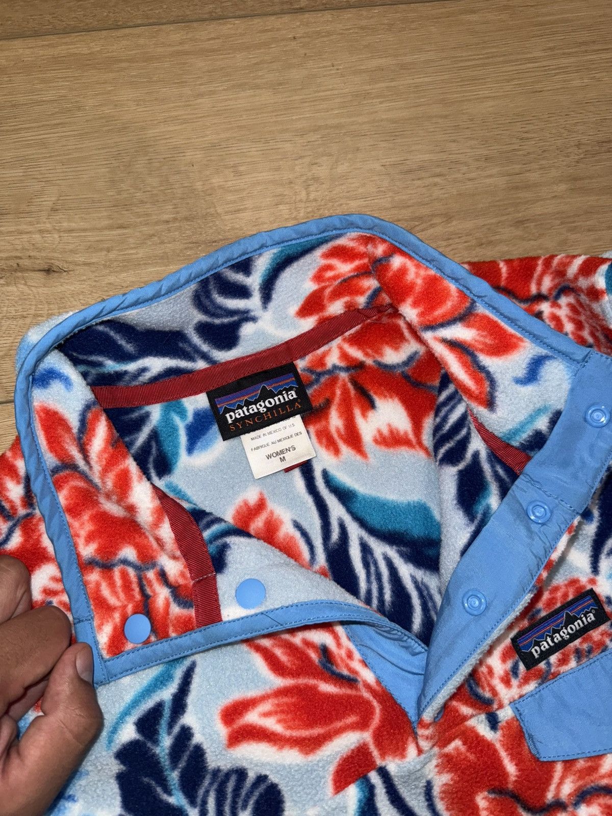 Patagonia Patagonia 90’s Synchilla Floral Hawaiian Fleece Size M / US 6-8 / IT 42-44 - 6 Thumbnail