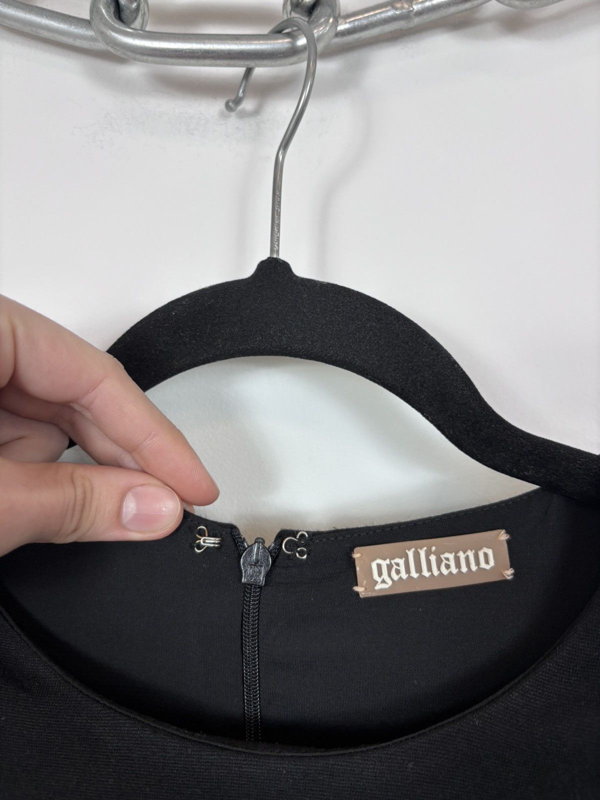 John Galliano John Galliano Women’s Black Crystal Studded Sleeveless Dress Size M / US 6-8 / IT 42-44 - 7 Thumbnail