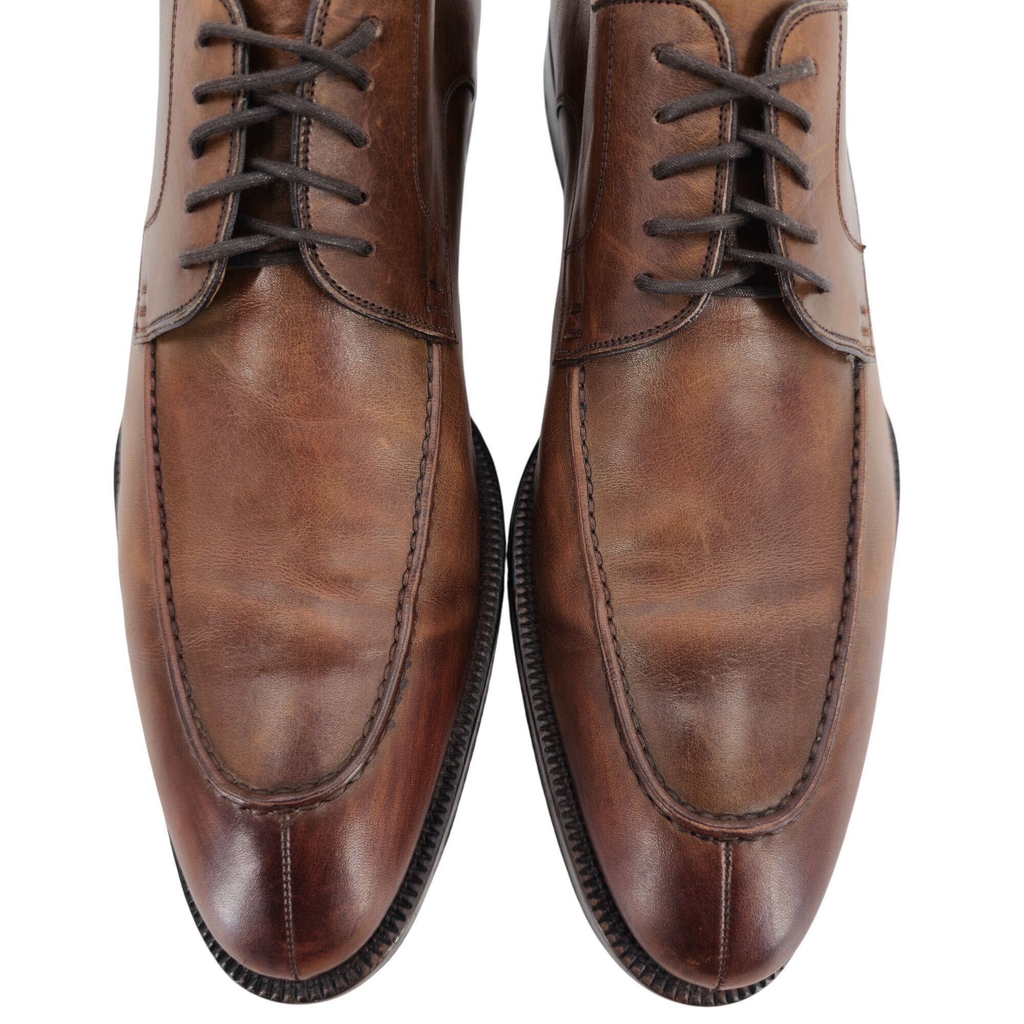 Magnanni Magnanni Spain Men's 11 Brown Leather Dress Shoes Split-toe Size US 11 / EU 44 - 8 Thumbnail