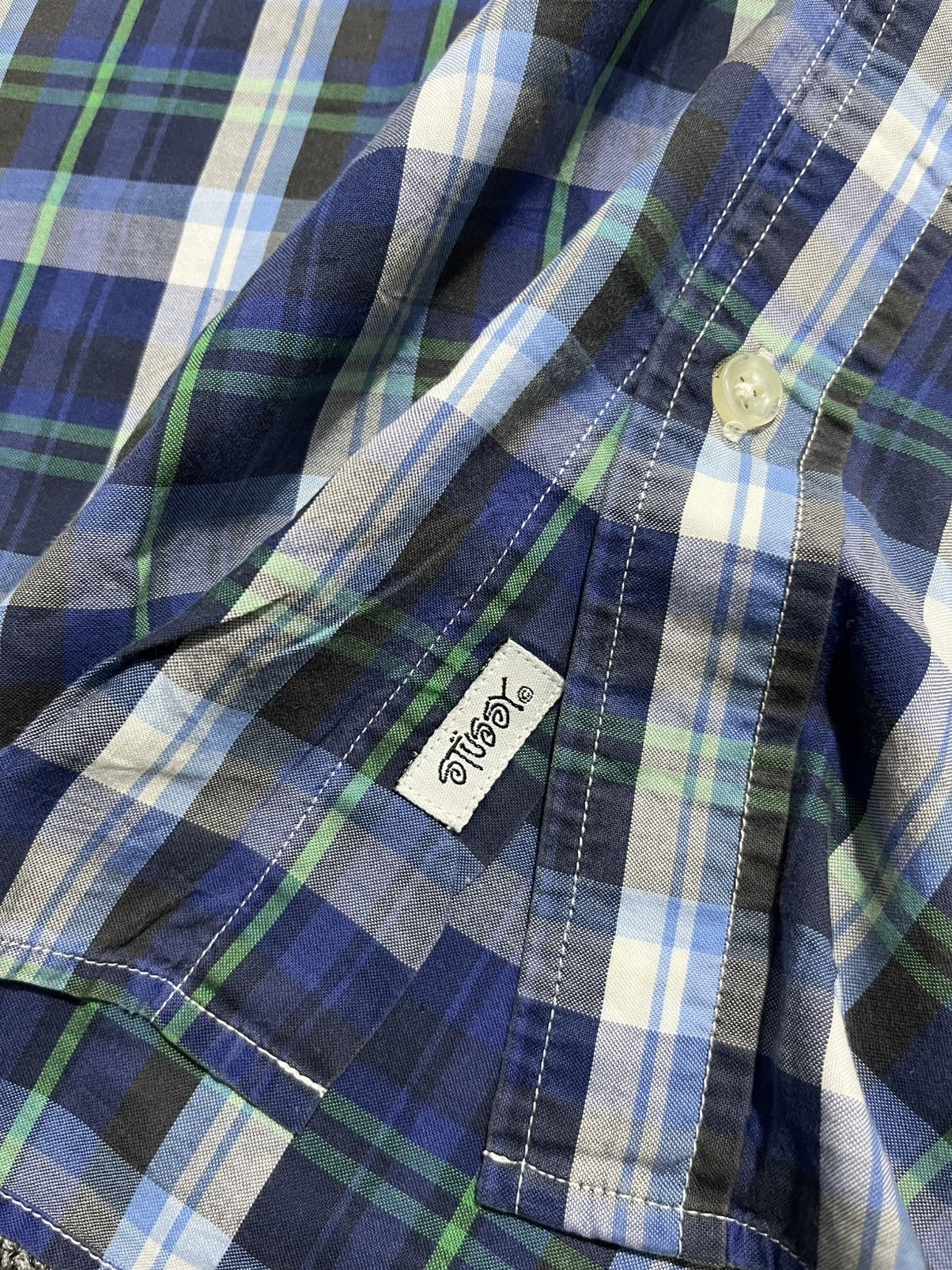 Stussy 2000s Stussy Plaid Shirt Size US XL / EU 56 / 4 - 6 Thumbnail