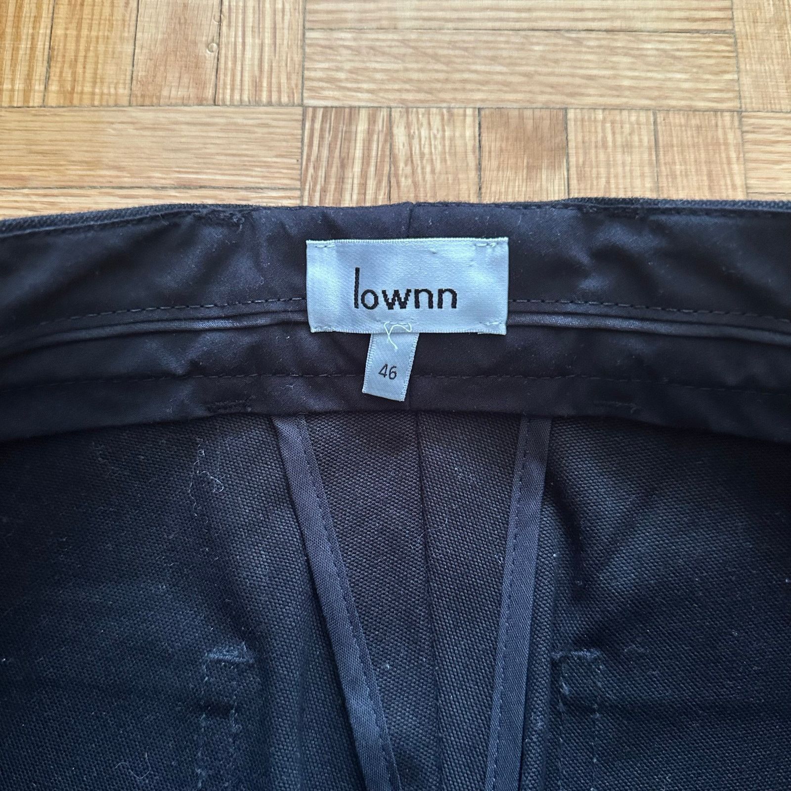 Lownn Lownn heavy black canvas pleated carpenter pants Size 46 Size US 31 - 4 Thumbnail