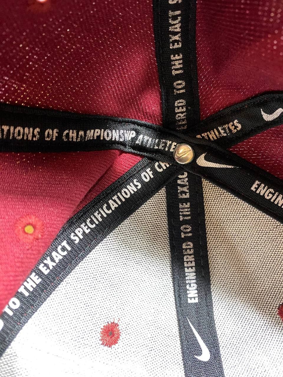 Nike × Vintage Vintage 90s Nike cap streetwear y2k style small swoosh Size ONE SIZE - 2 Thumbnail