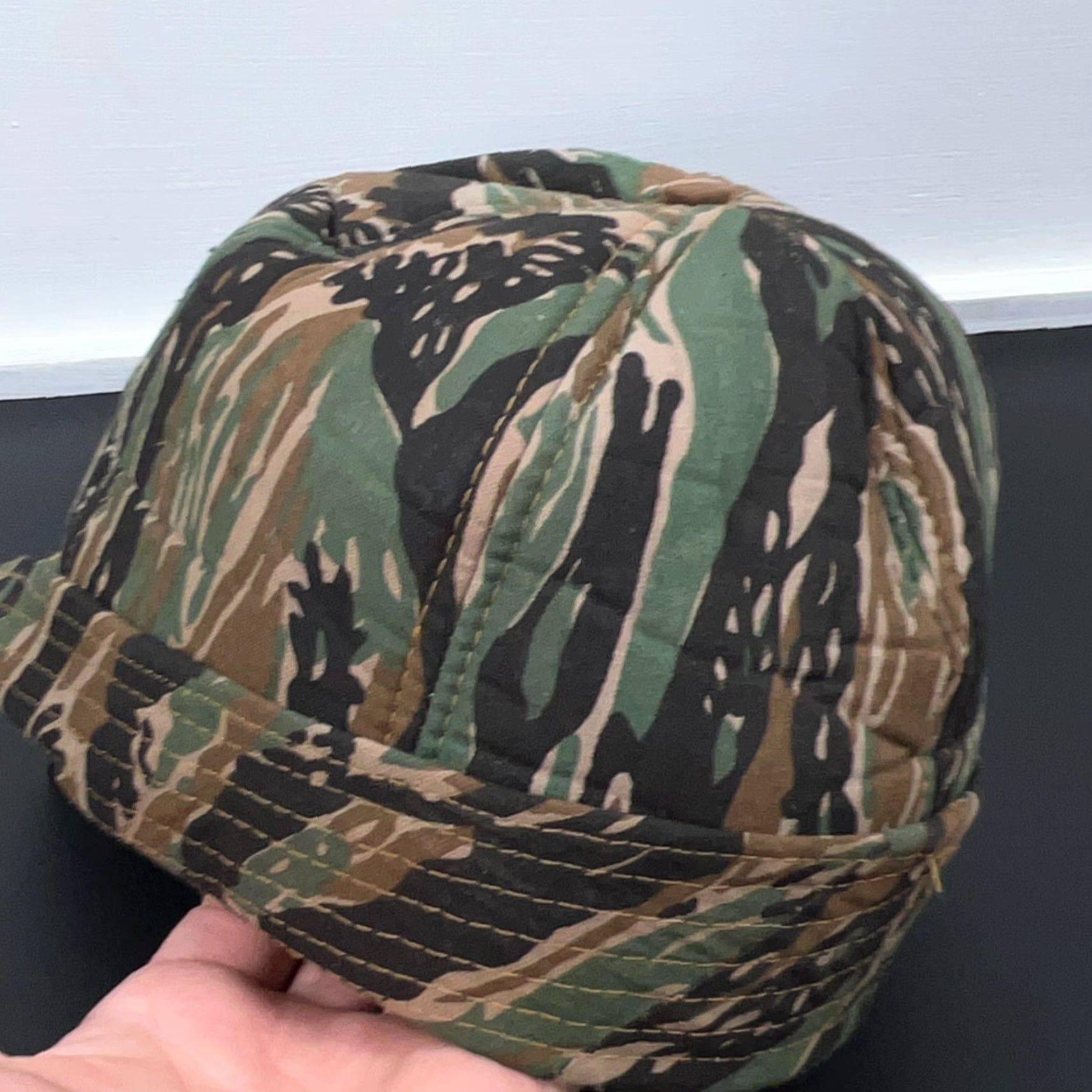 Vintage Vintage Trapper Hat Cap M Camouflage Camo Hunting Ear Flaps 90s Y2K Fedora Bill Mens Hats Size ONE SIZE - 5 Thumbnail