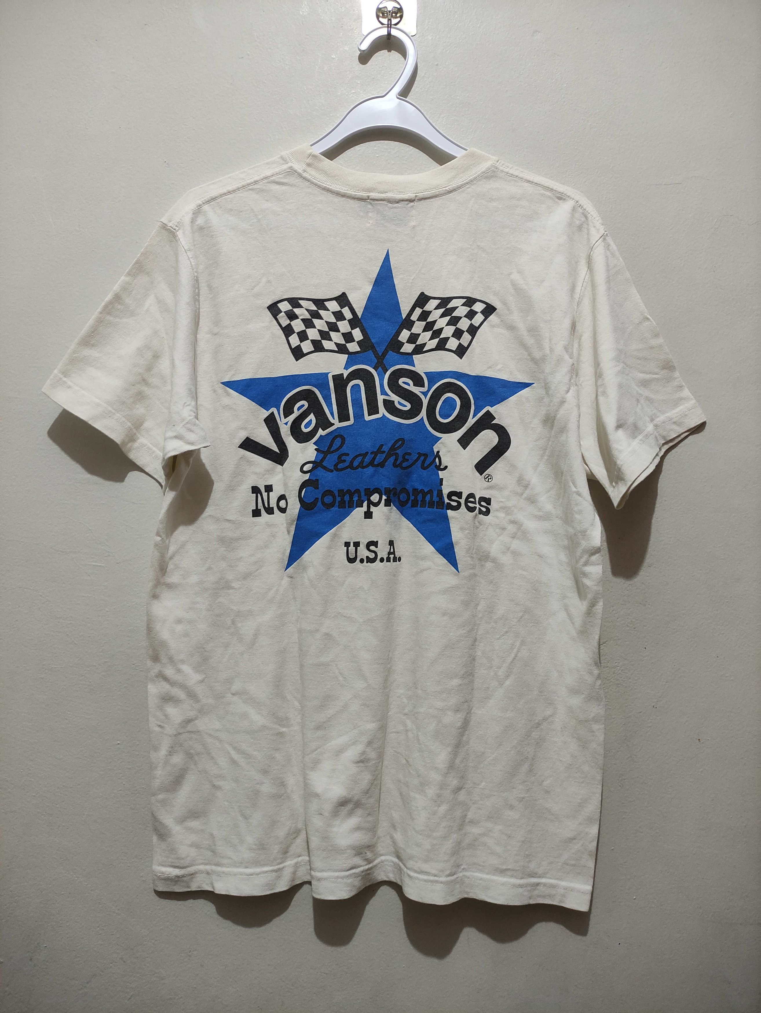 Vanson Leathers Vintage Vanson Leathers T Shirt Size US M / EU 48-50 / 2 - 1 Thumbnail
