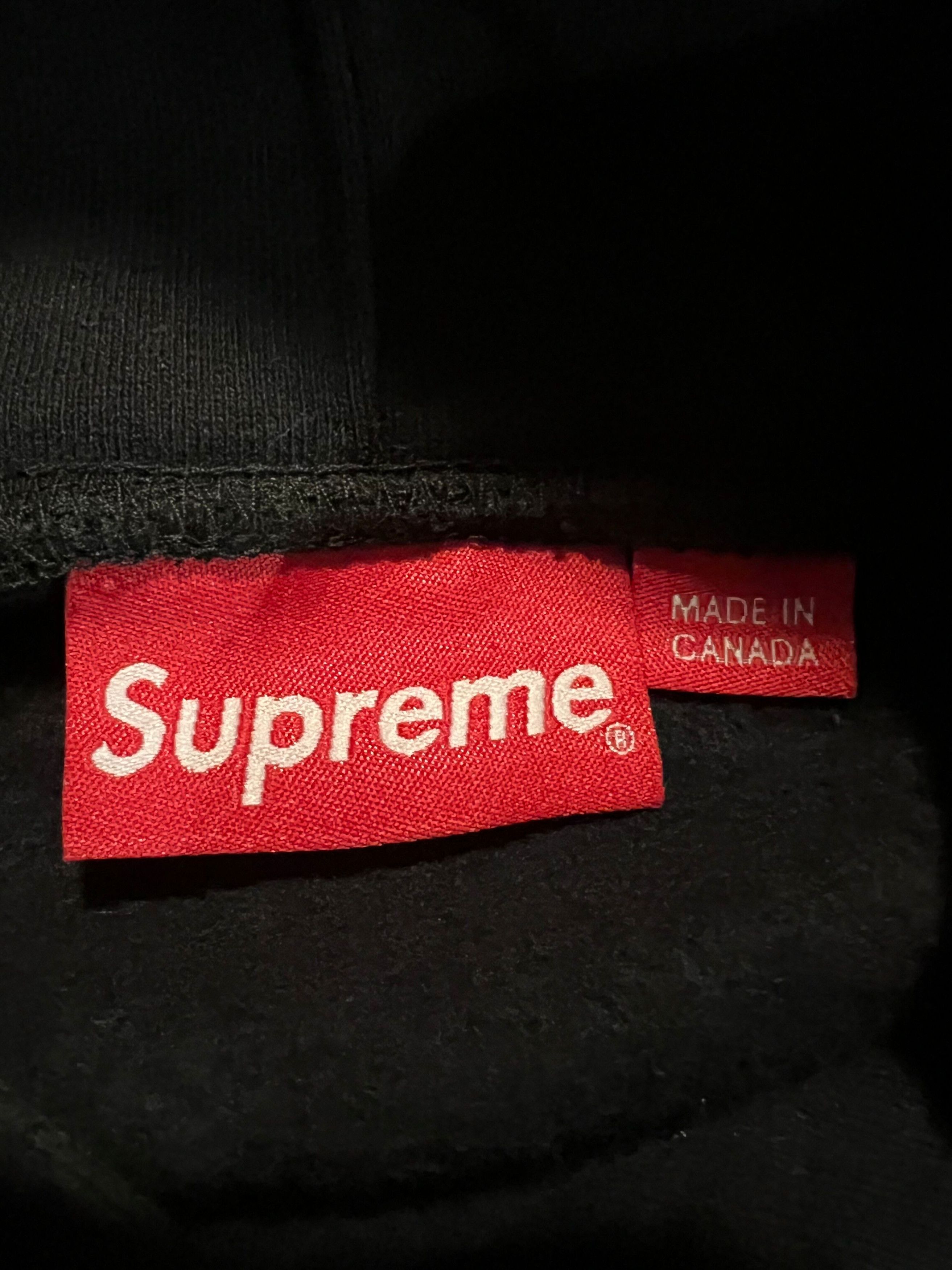 Supreme Supreme Black/White Tag Hoodie Sweatshirt Large Size US L / EU 52-54 / 3 - 3 Thumbnail