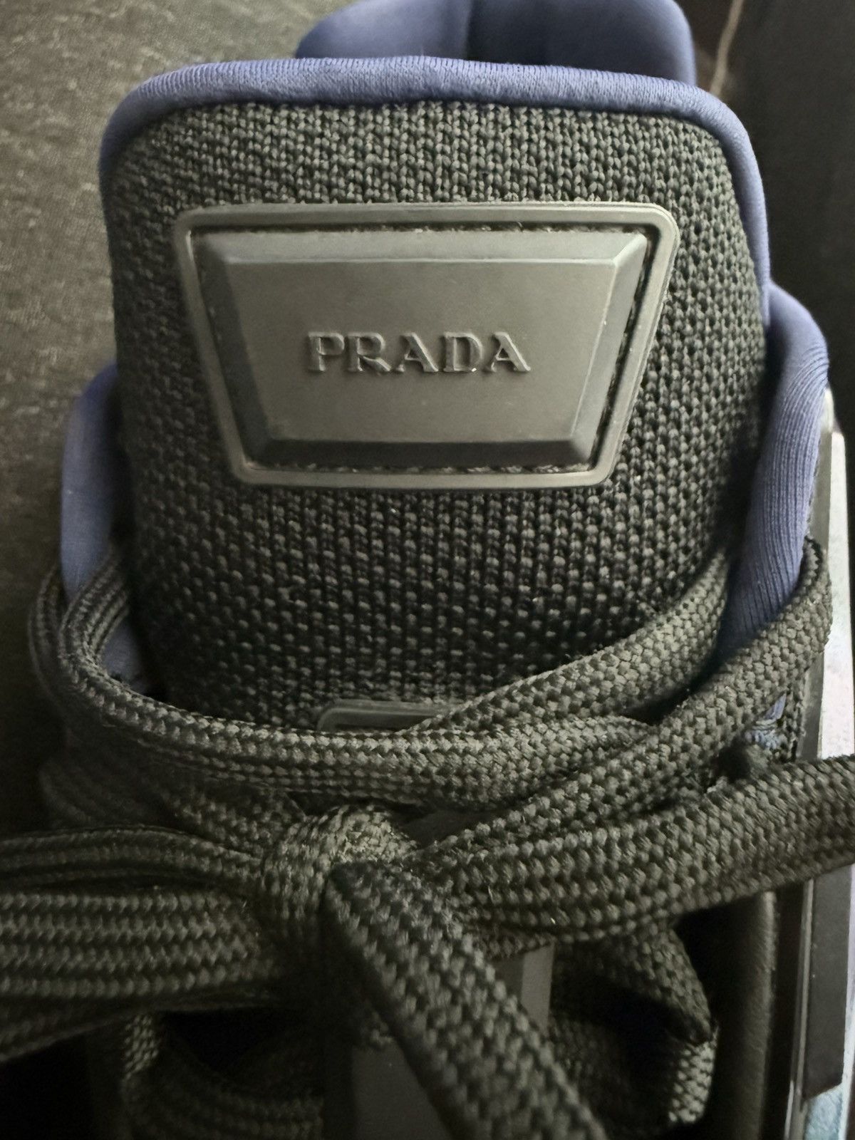 Prada Prada Cloudbust Thunder Black Iridescent Sneakers Size US 10 / EU 43 - 7 Thumbnail
