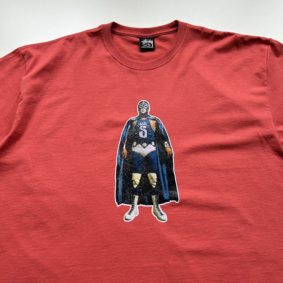 Stussy Vintage Stussy Luchador Mexican Wrestler Graphic T Shirt XL Size US XL / EU 56 / 4 - 2 Thumbnail