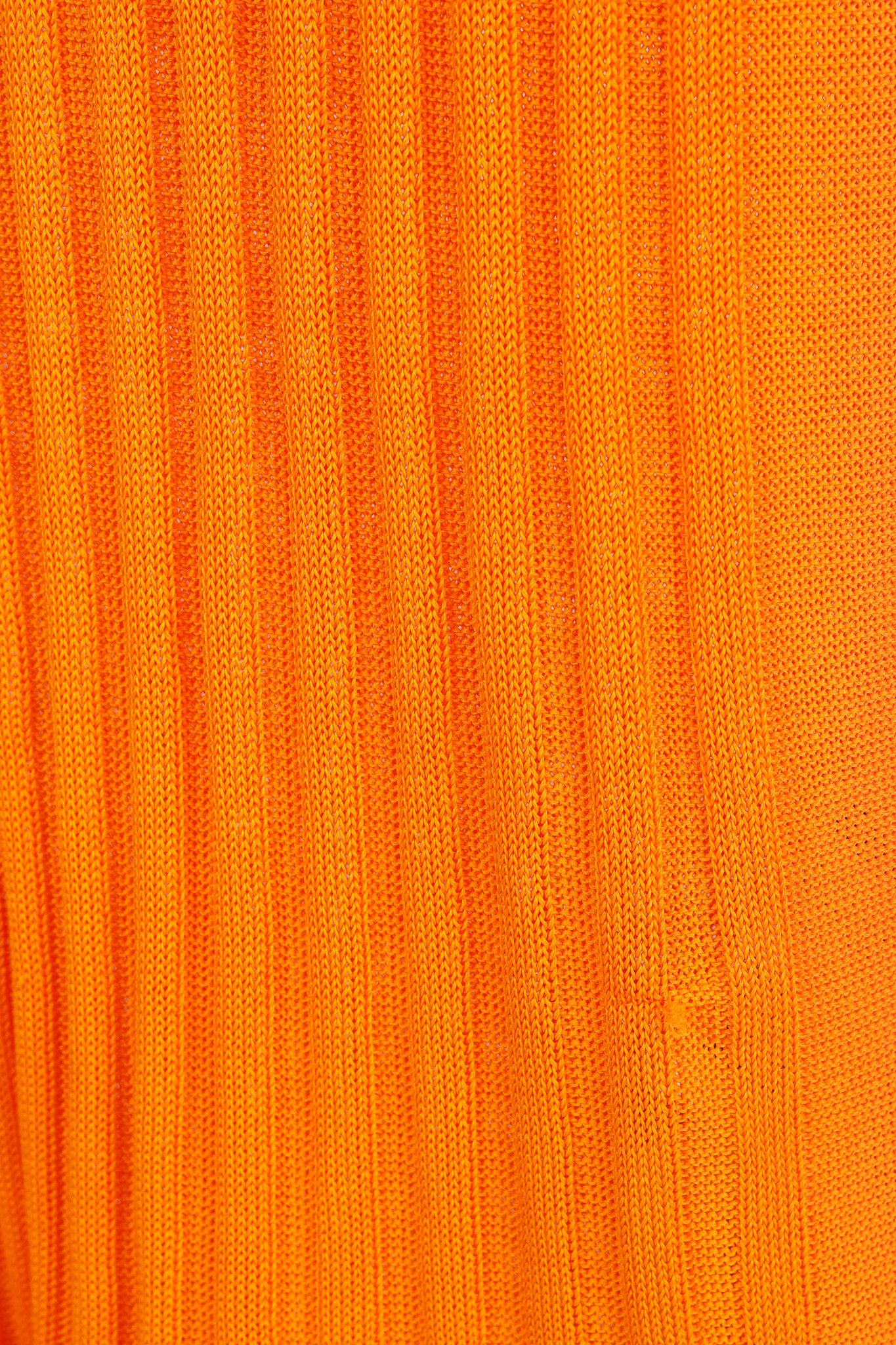 Hope Hope Shape Orange Ribbed Turtleneck Sweater Size M / US 6-8 / IT 42-44 - 7 Thumbnail
