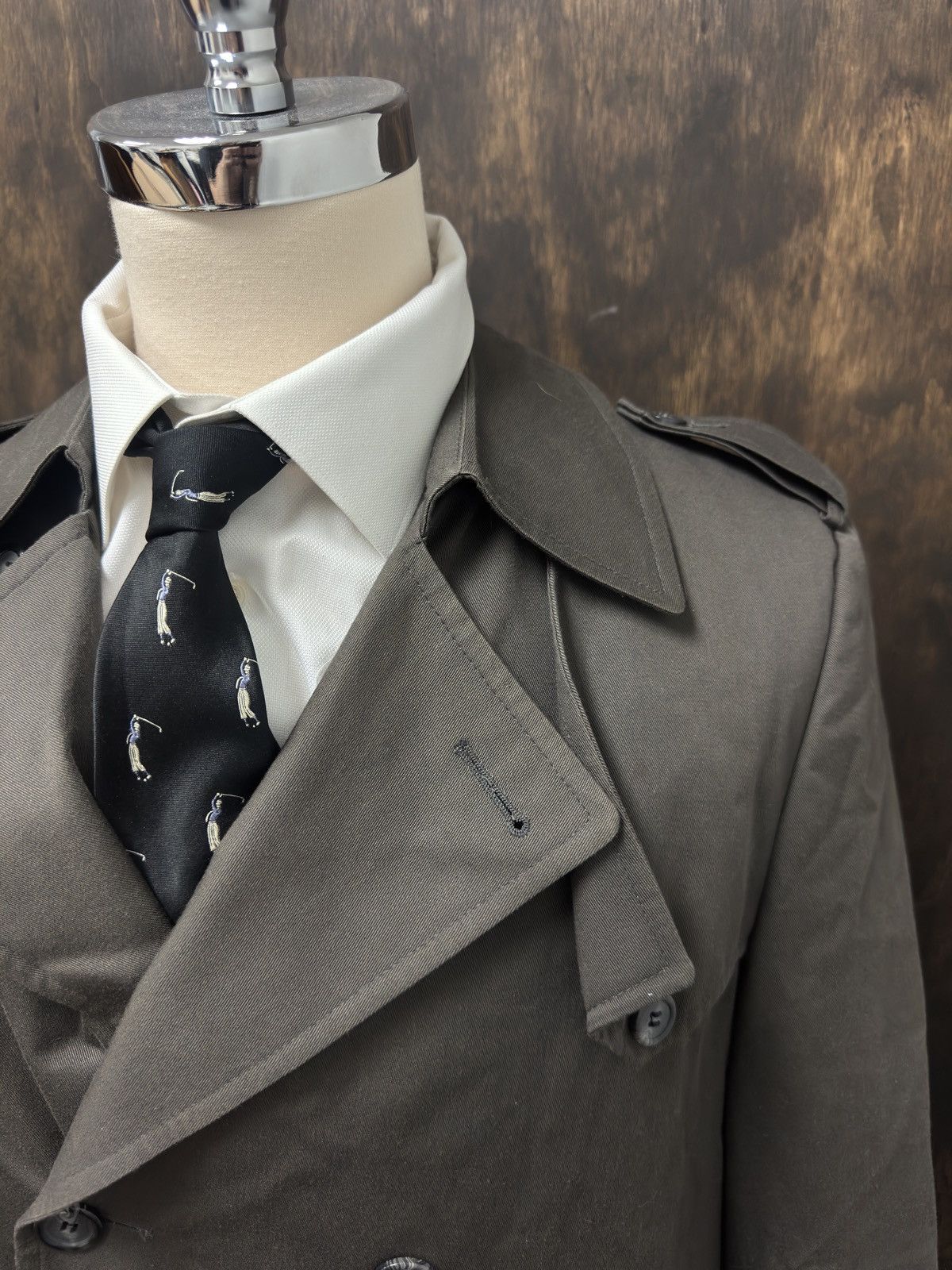 Christian Dior Monsieur Christian Dior Vintage Double Breasted Cotton Trench Coat Size US S / EU 44-46 / 1 - 2 Thumbnail