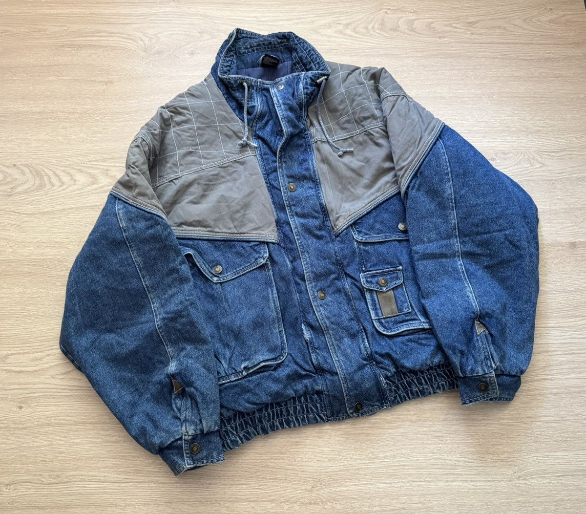 Vintage 90’s Archival Denim Jeans Baggy Japanese Jacket