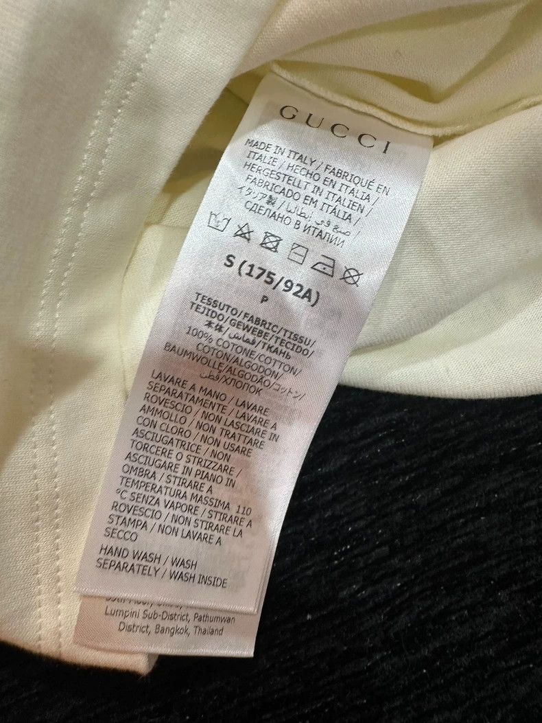 Gucci Gucci Blade beige short sleeves 2503-Nextarrow Size US S / EU 44-46 / 1 - 5 Thumbnail