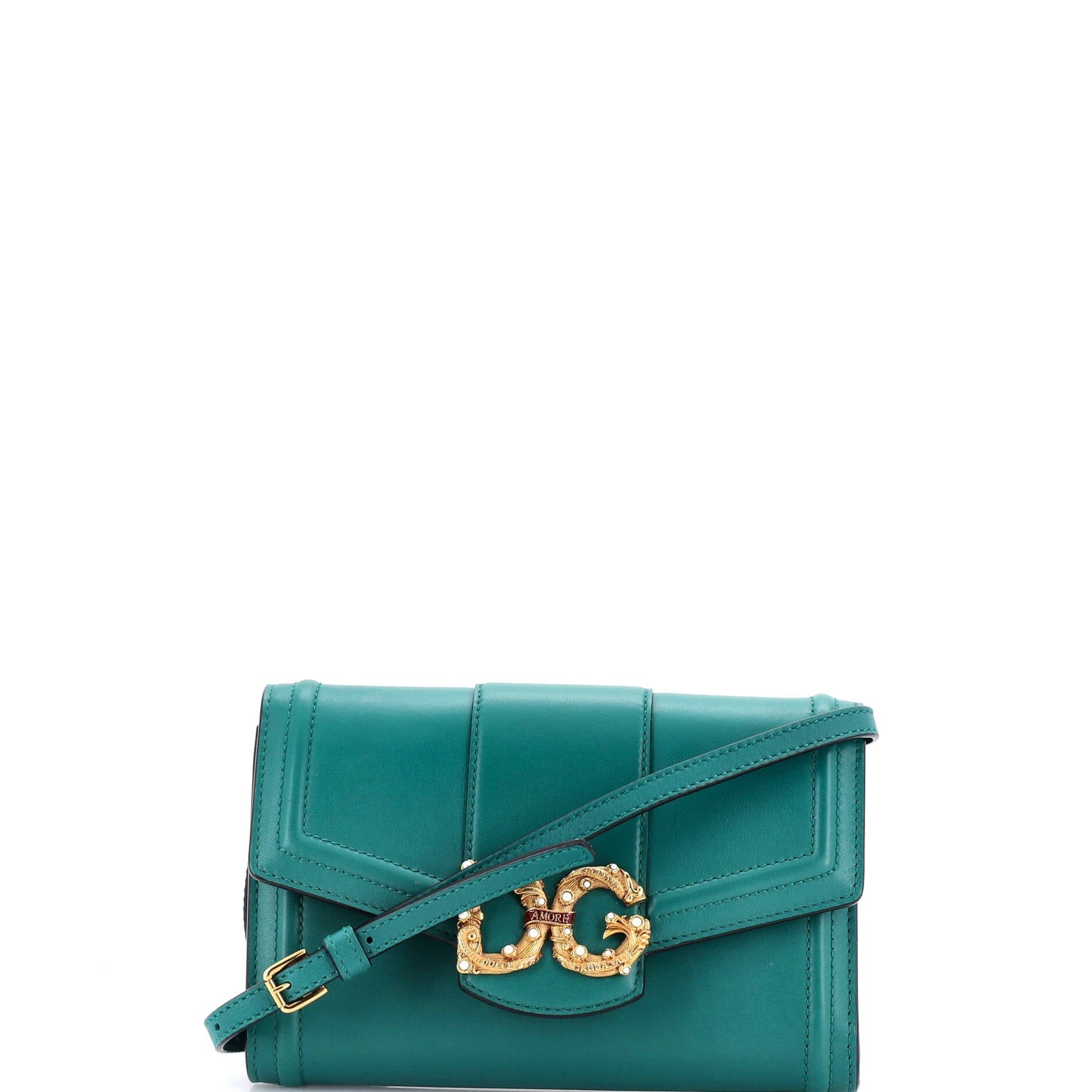 Dolce & Gabbana DG Amore Wallet on Strap Size ONE SIZE - 1 Thumbnail