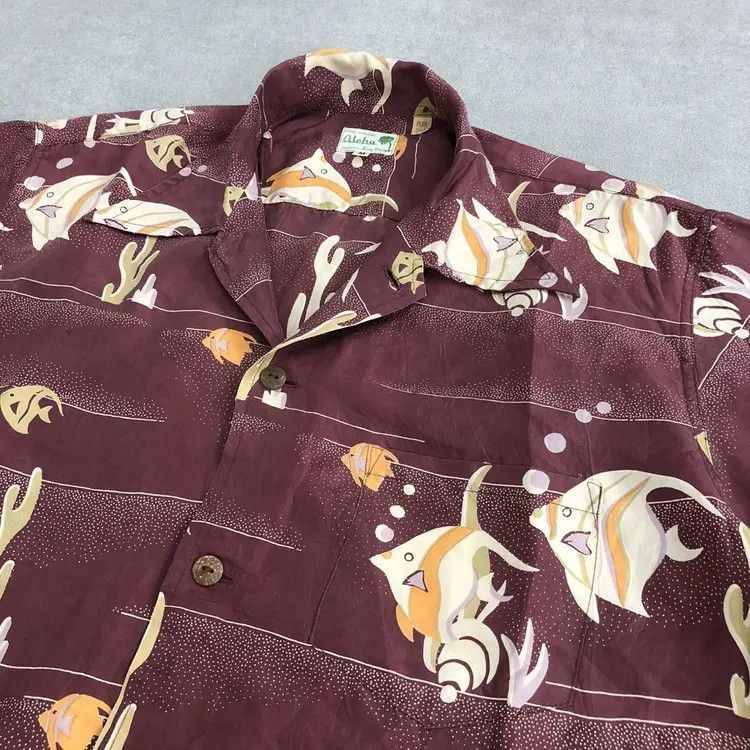 Sun Surf Vintage Sun Surf Aloha King Smith Fish Hawaiian Silk Size US L / EU 52-54 / 3 - 3 Thumbnail