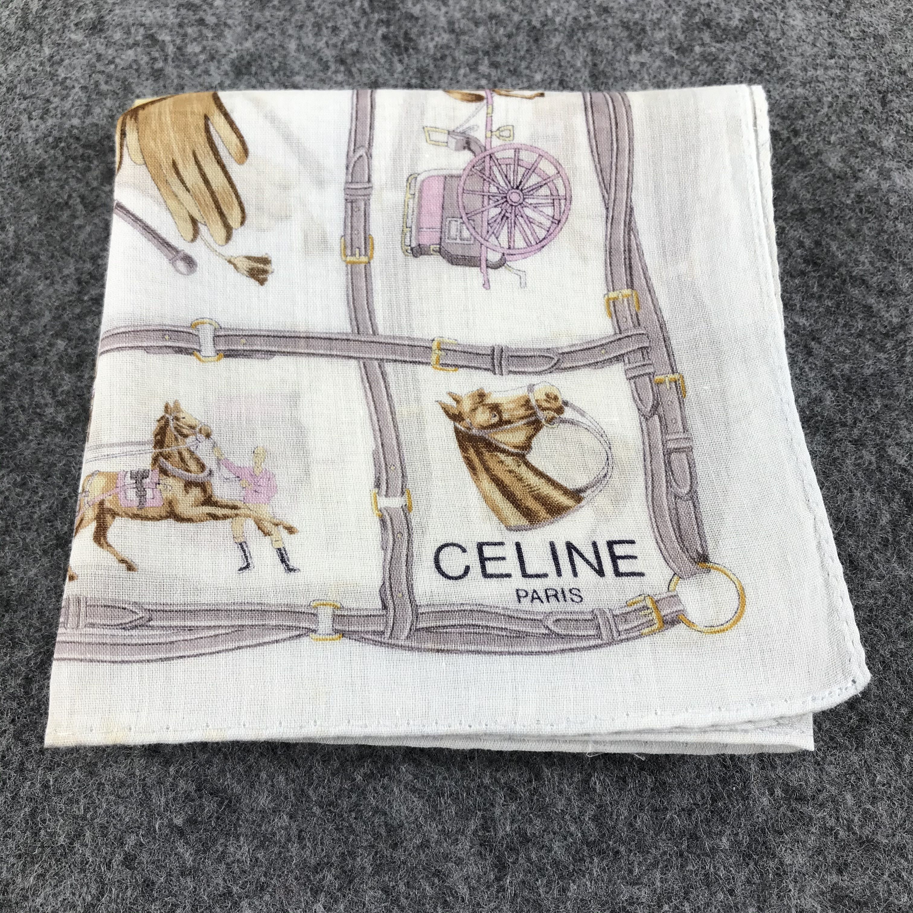 Celine Celine Handkerchief Neckerchief Bandana H354 Size ONE SIZE - 6 Thumbnail