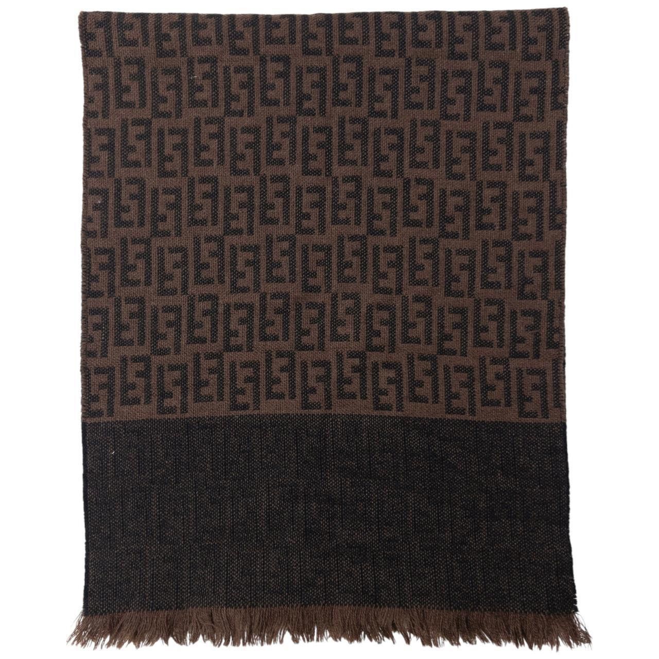 Fendi Vintage Fendi Monogram Wool Scarf Size ONE SIZE - 1 Thumbnail