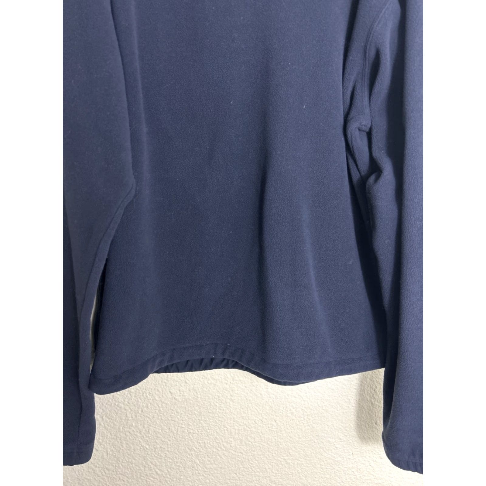 Nike Nike Golf Men's L V-Neck Navy Blue Fleece Pullover Sweater Size US L / EU 52-54 / 3 - 6 Thumbnail