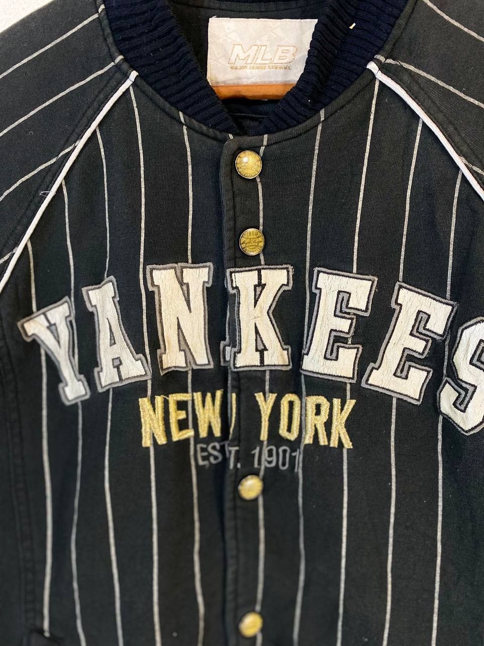 MLB vintage mlb new york yankees embroided varsity jacket Size US L / EU 52-54 / 3 - 2 Thumbnail
