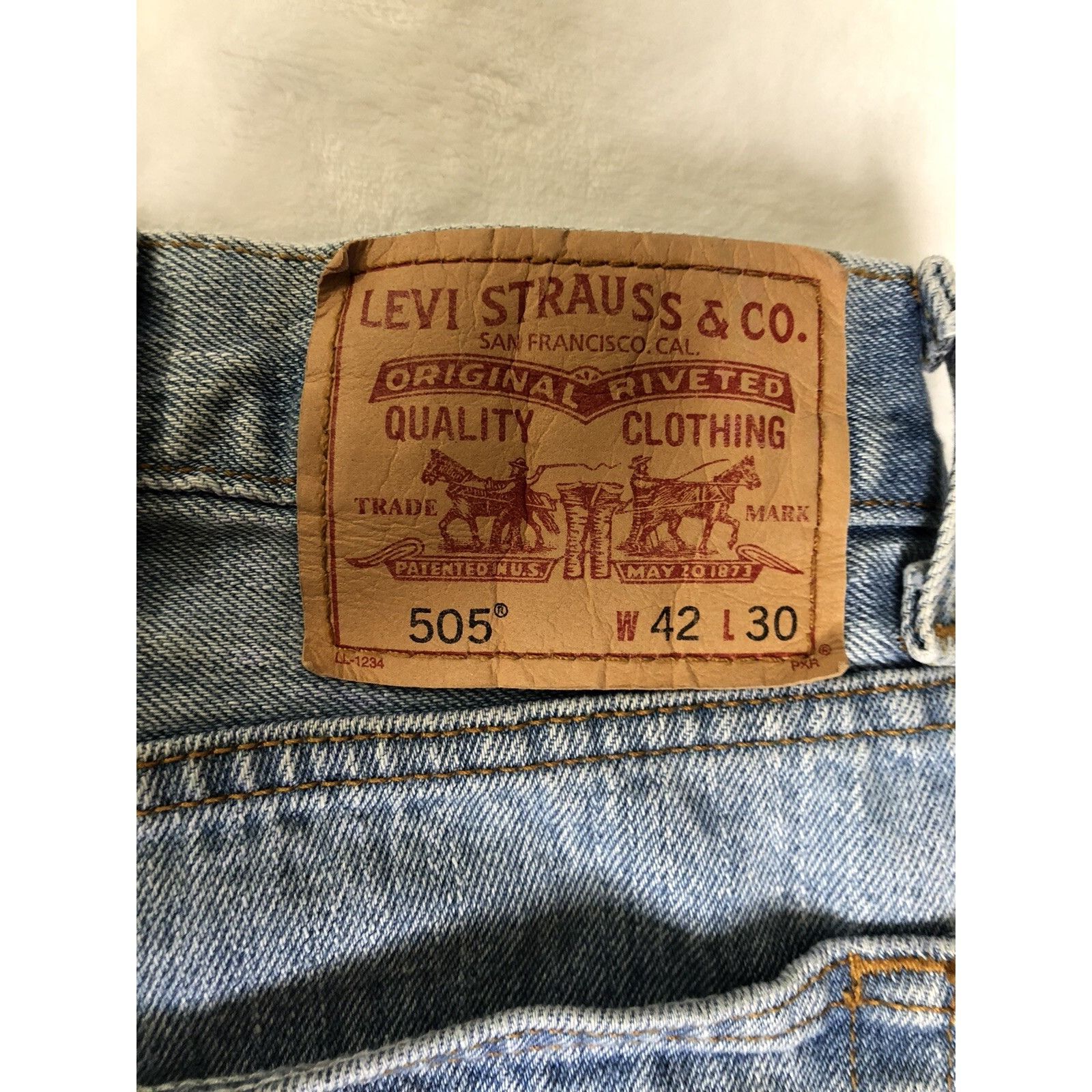 Levi's Vintage Levi's 505 Blue Denim Jeans Size 40x30 Regular Fit M Size US 40 / EU 56 - 5 Thumbnail