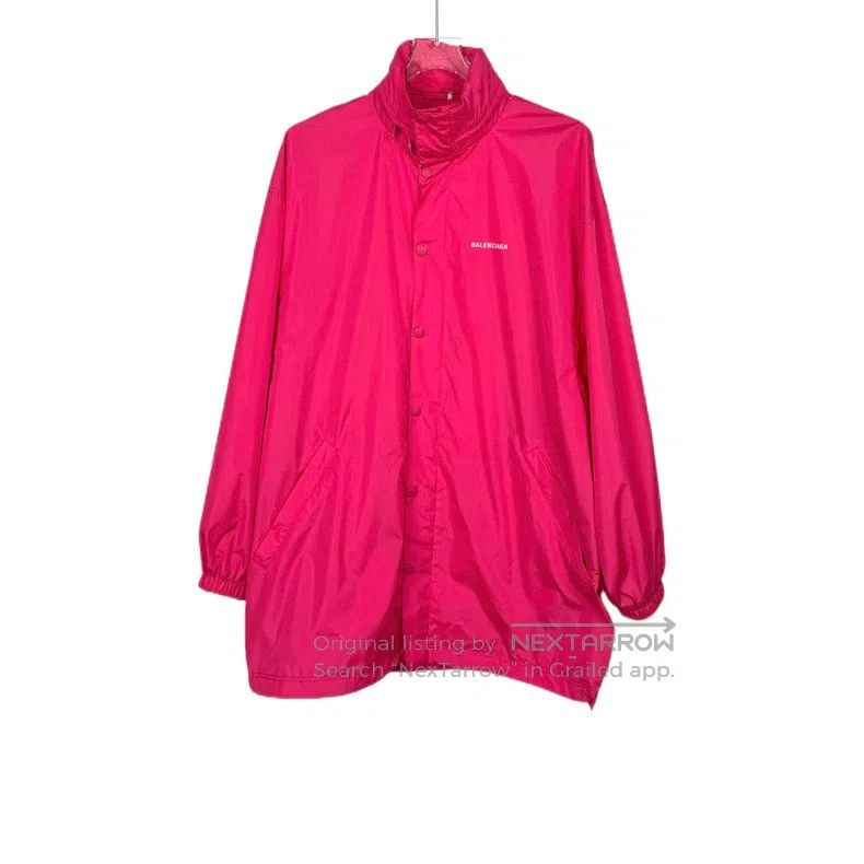 Balenciaga Balenciaga Fluorescent Pink Windbreaker Size US S / EU 44-46 / 1 - 1 Thumbnail