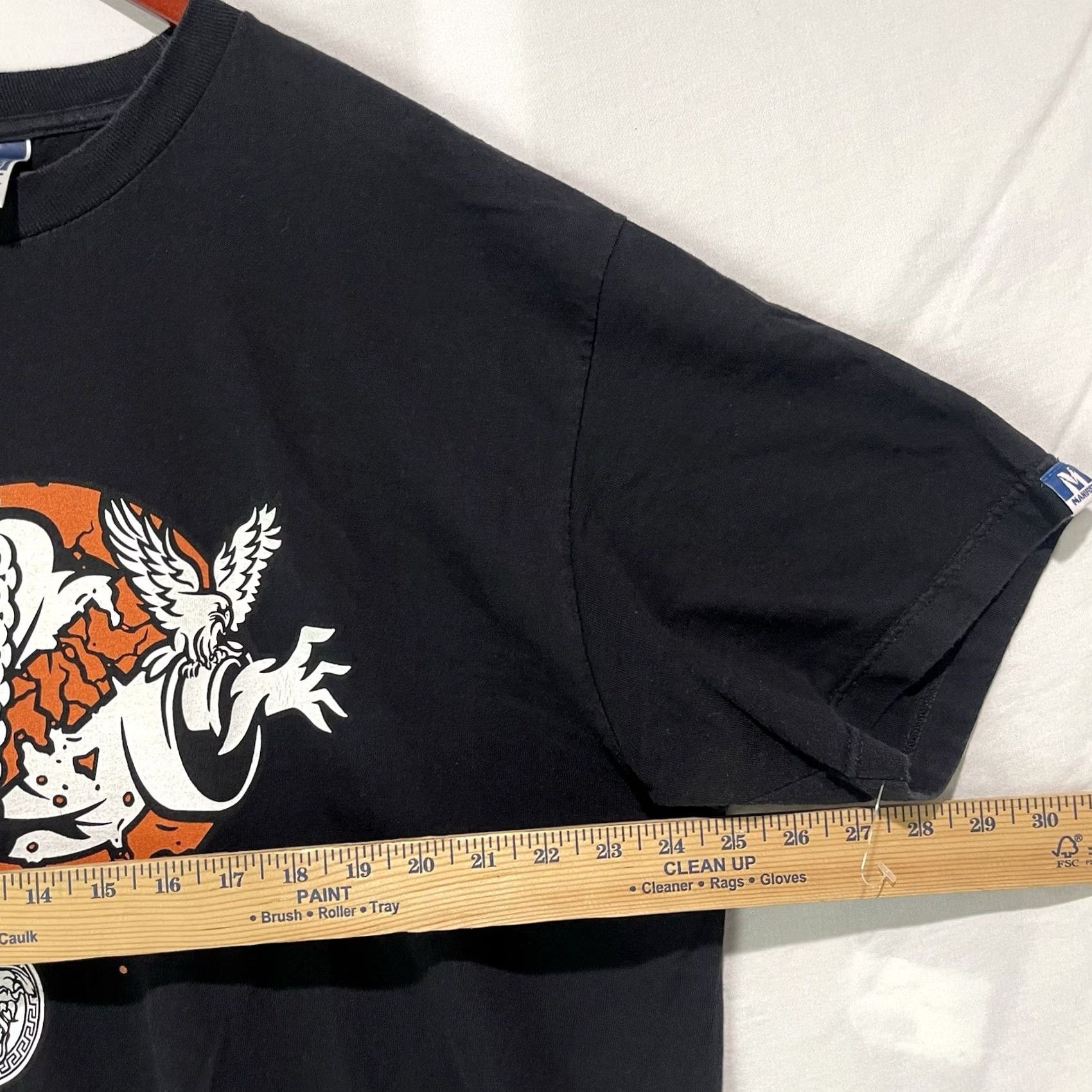 Vintage Manifest Worldwide Mens Shirt XL Streetwear Hip Hop Tee Black T-Shirt Logo Graphic Print Vintage Size US XL / EU 56 / 4 - 6 Thumbnail