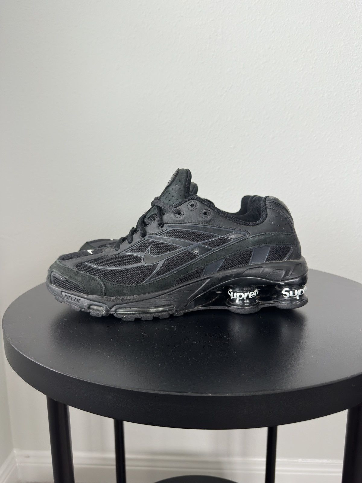 Nike × Supreme Supreme x Nike Shox Ride 2 Black Size US 9.5 / EU 42-43 - 4 Thumbnail