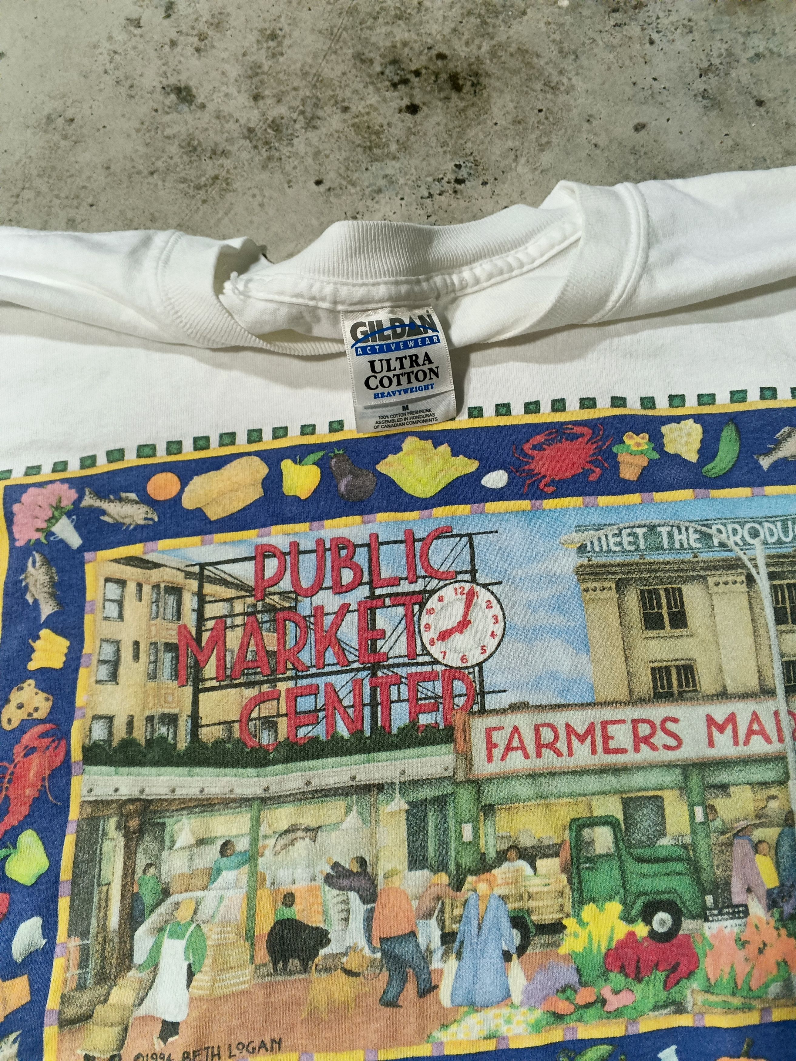 Vintage Vintage 1994 Beth Logan Art Pike Place Market Seattle Size US M / EU 48-50 / 2 - 5 Thumbnail