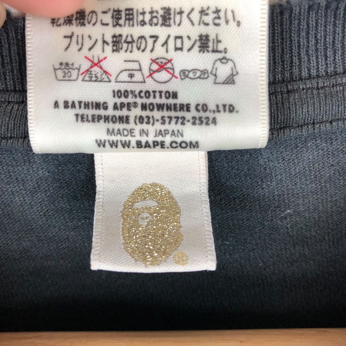 Bape URSUS Bape by A Bathing Ape Distress Men Tees Size US S / EU 44-46 / 1 - 11 Thumbnail