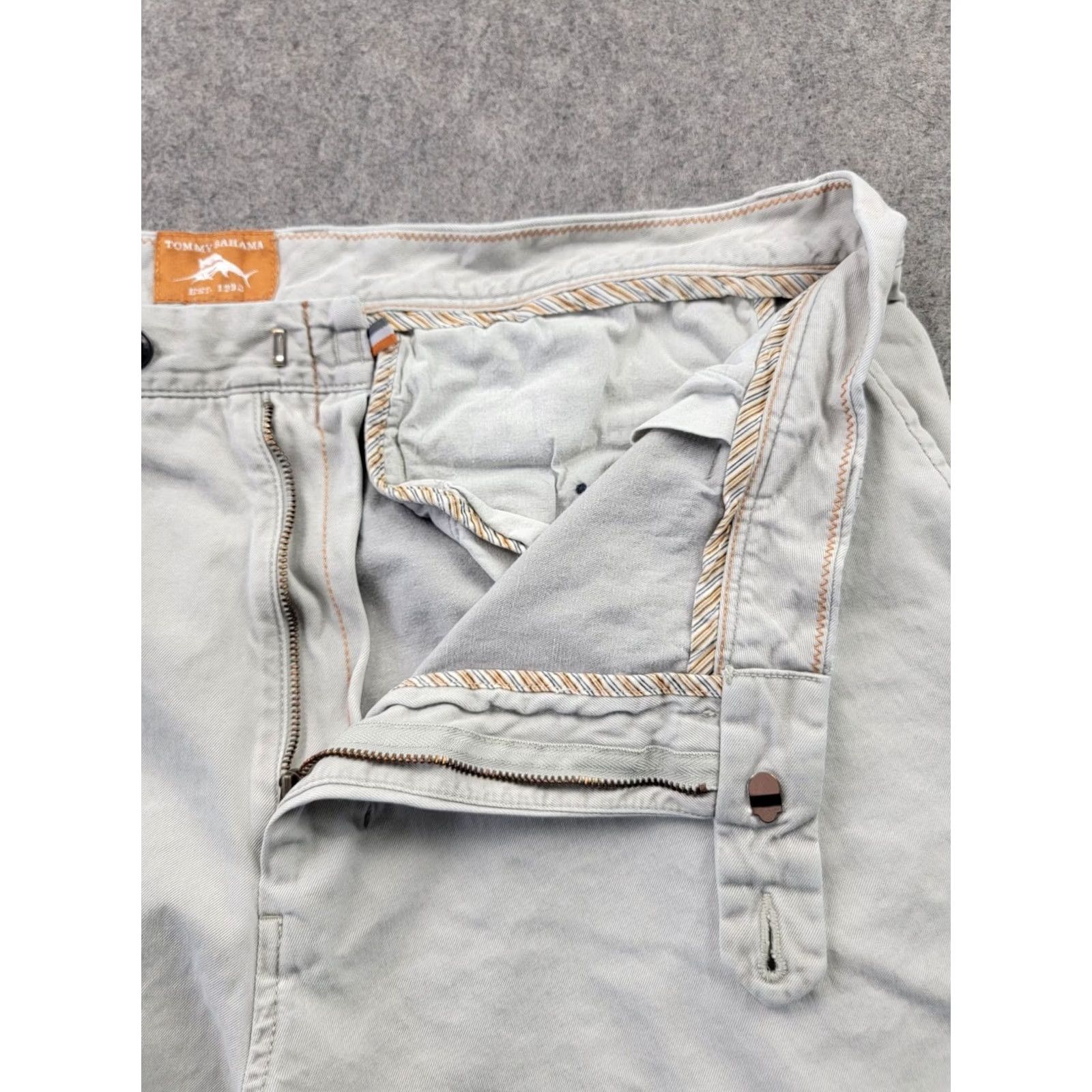 Tommy Bahama Tommy Bahama Shorts Mens 38 Beige 100% Pima Cotton Casual Beach Classic Size US 38 / EU 54 - 4 Thumbnail