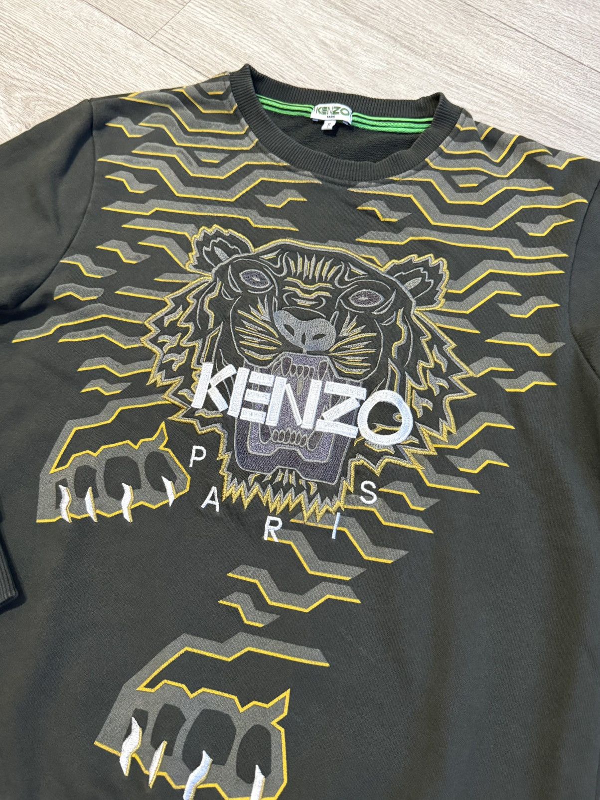 Kenzo × Vintage 🔷Vintage Kenzo Big logo Tiger Sweatshirt🔷 Size S / US 4 / IT 40 - 3 Thumbnail