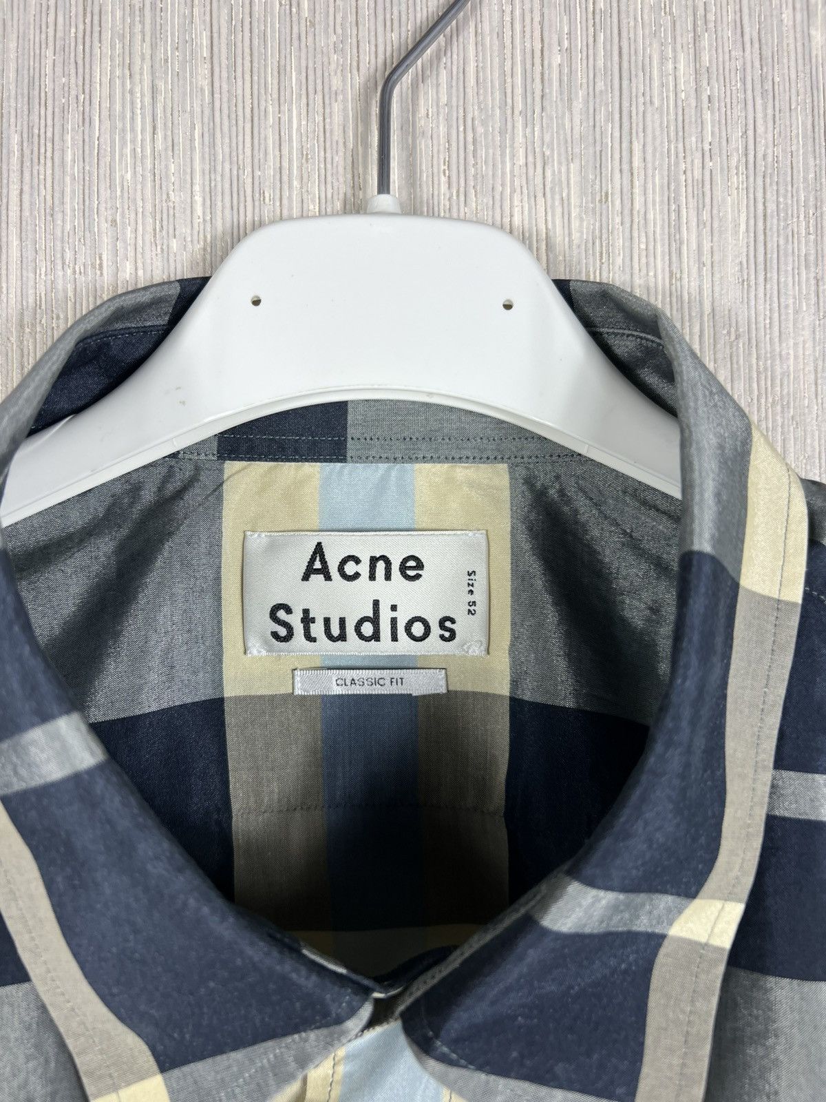 Acne Studios Acne Studios classic fit Jeffrey Mul Ch PSS16 checked shirt Size US L / EU 52-54 / 3 - 11 Thumbnail