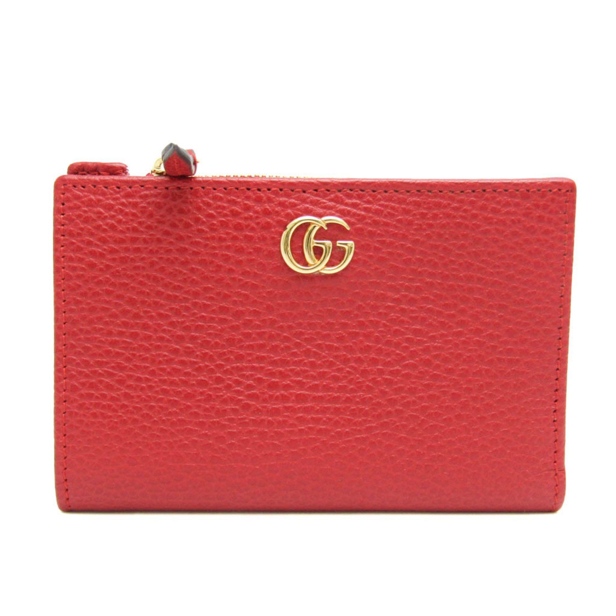 Marmont Red Leather Wallet (Pre-Owned)