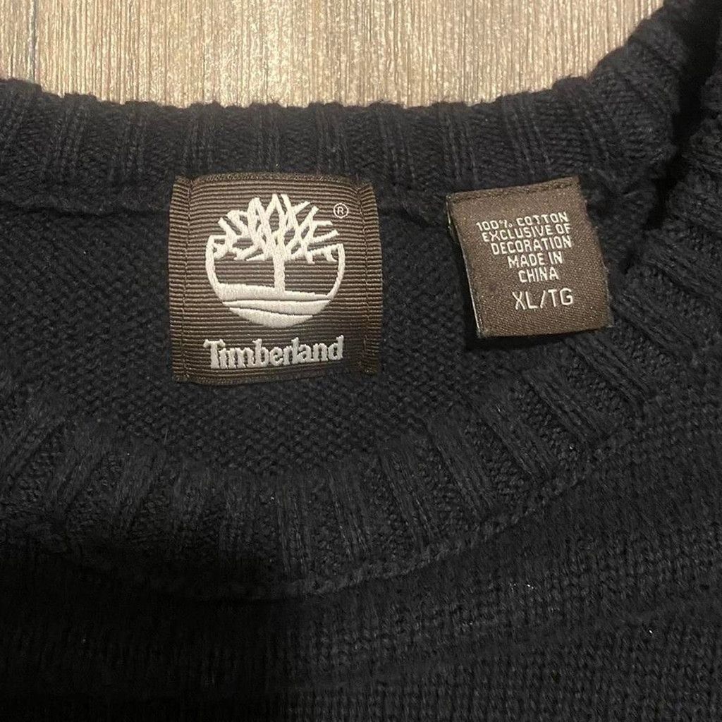 Timberland Timberland black vtg sweater size L Size US XL / EU 56 / 4 - 3 Thumbnail