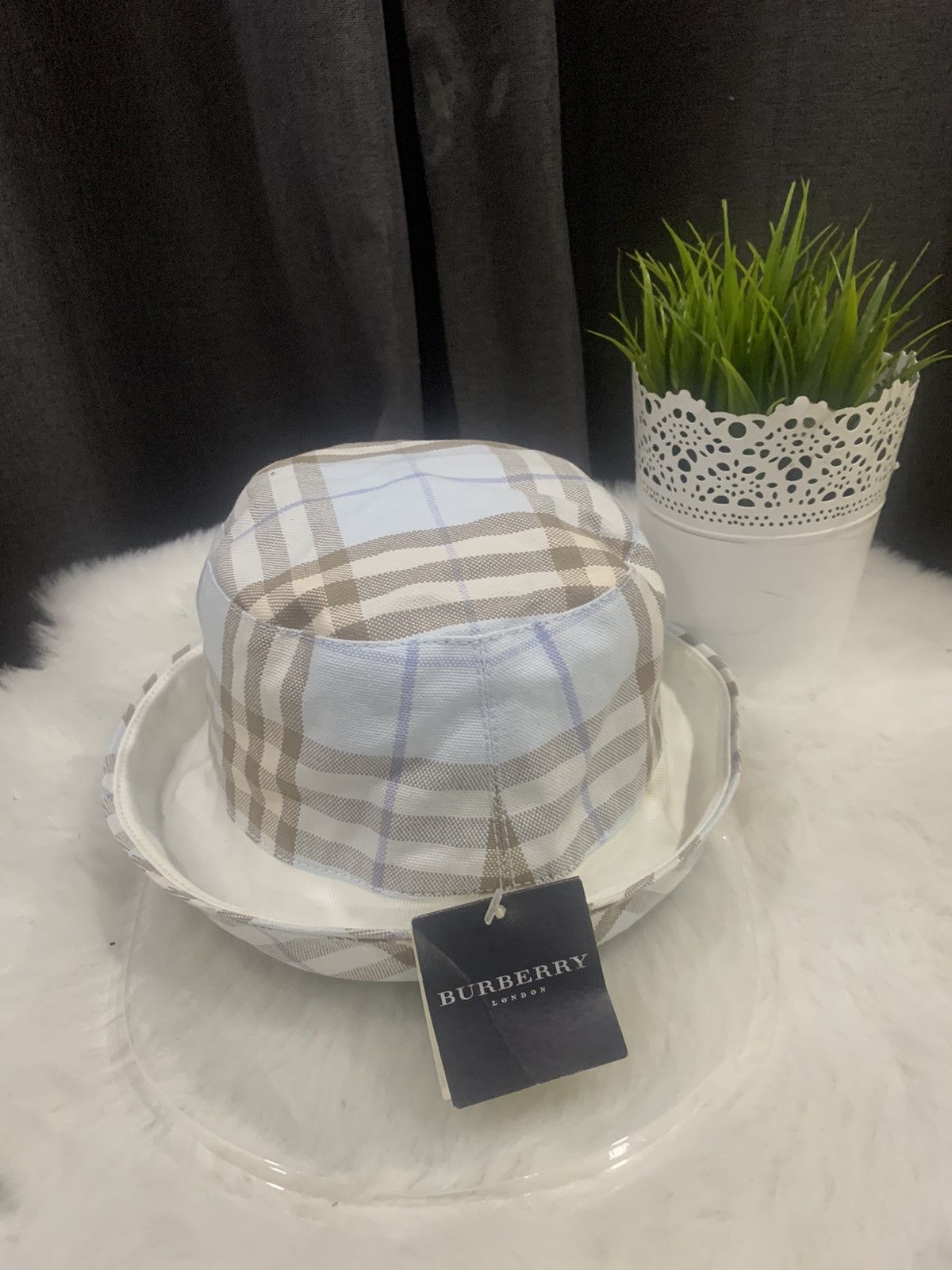 Burberry × Vintage VINTAGE!! Deadstock BURBERRY Hat Novacheck Size ONE SIZE - 1 Thumbnail