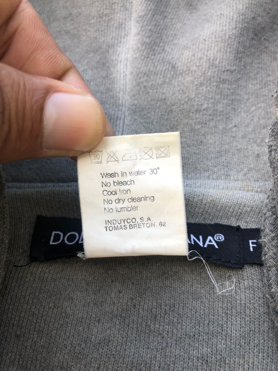 Dolce & Gabbana D&G Dolce and Gabbana Washed Asymmetrical Hoodie Size S / US 4 / IT 40 - 4 Thumbnail